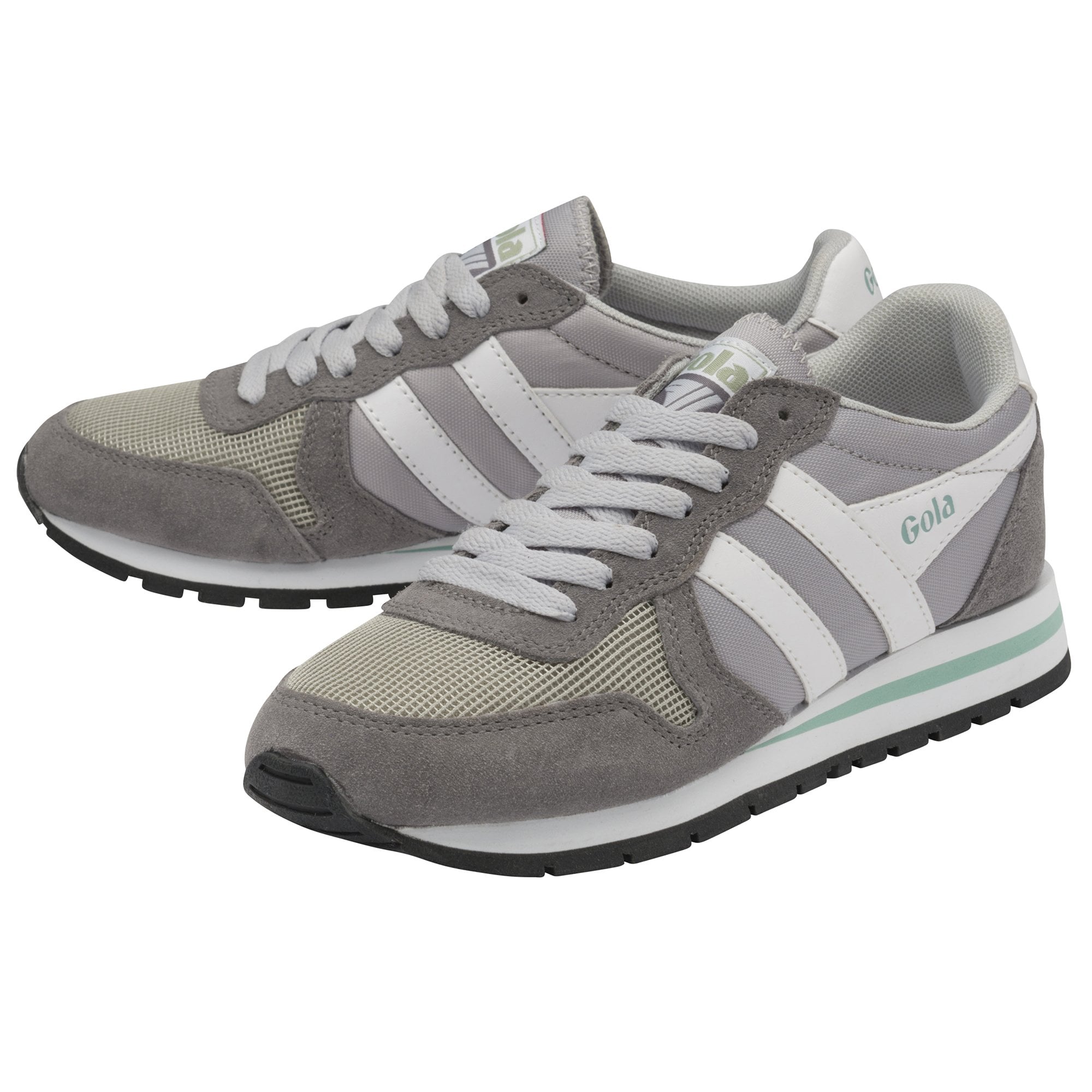 gola-daytona-sneaker-f-r-damen-hellgrau-aschgrau-wei image 3