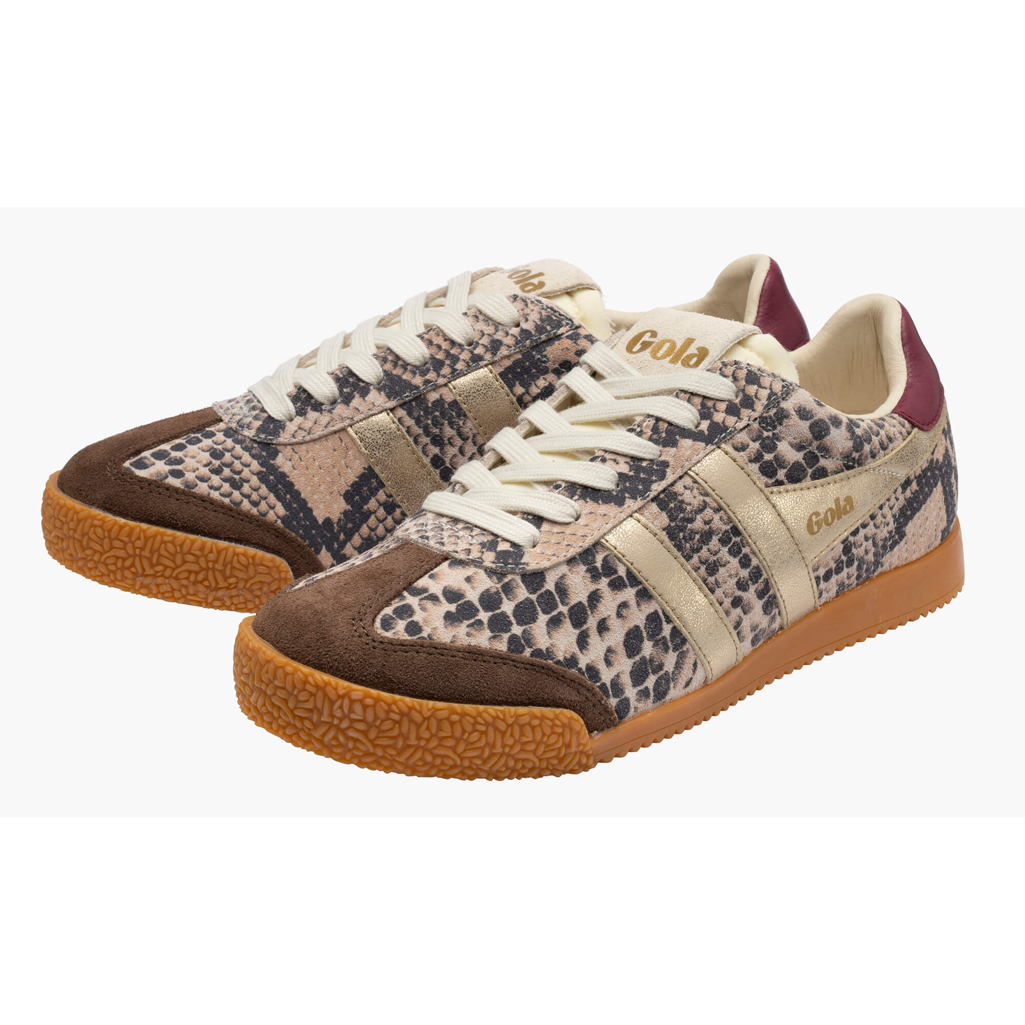gola-elan-safari-sneaker-f-r-damen-schlangenprint-wildleder image 3