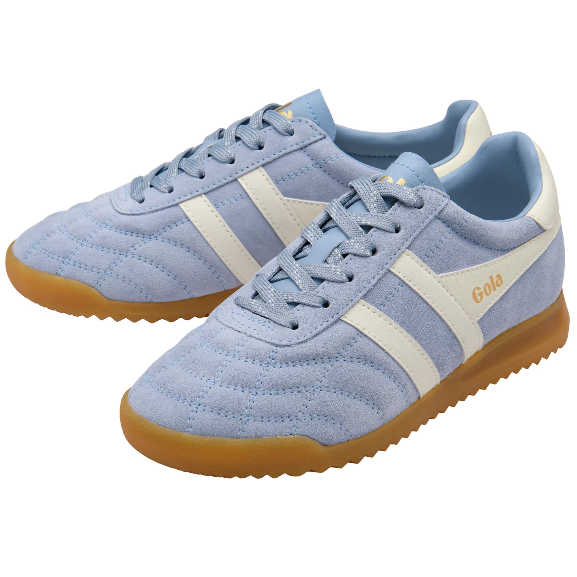 gola-stadium-wildleder-sneaker-f-r-damen-hellblau-off-white image 3