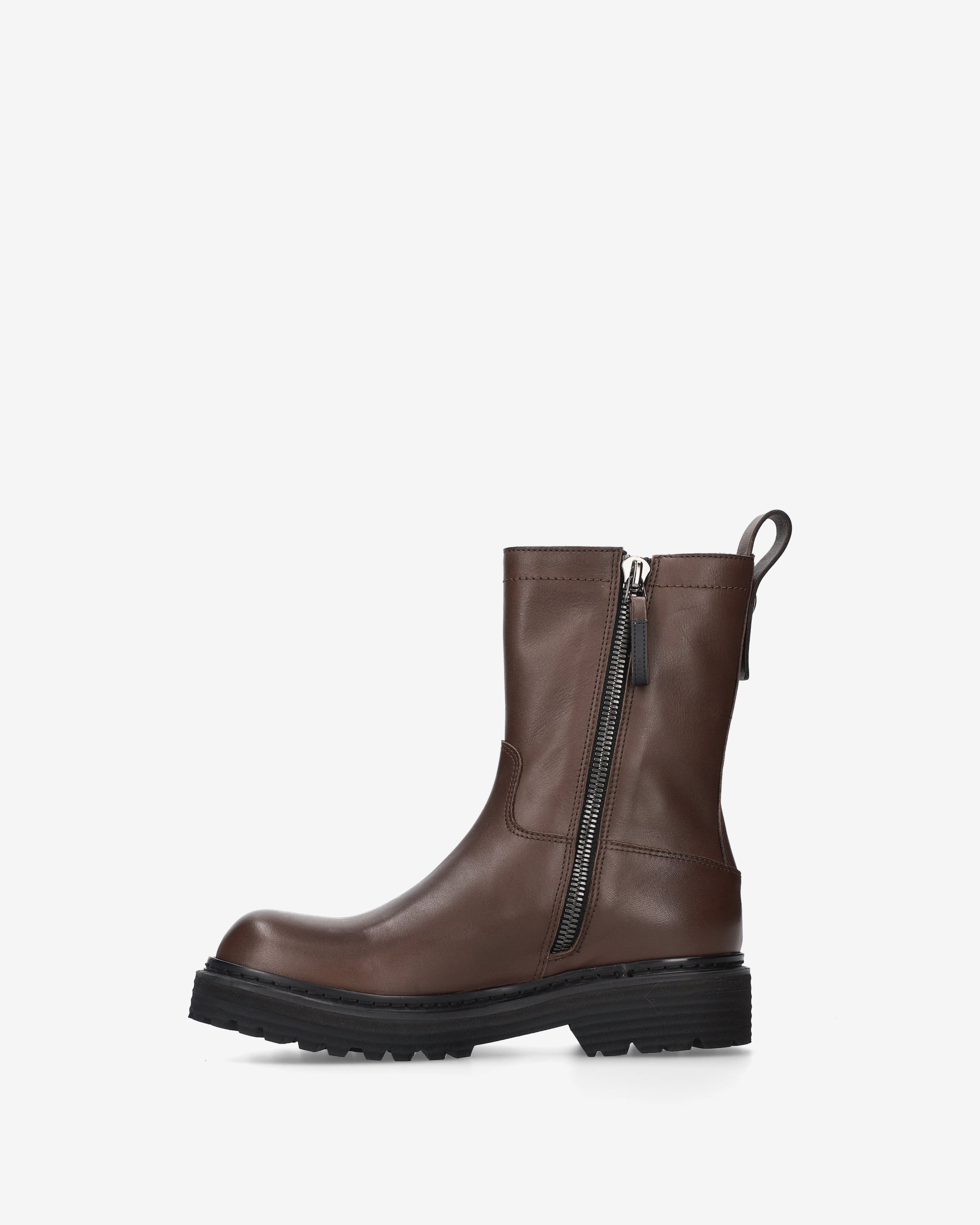 premiata-stivaletti-ankle-boots-damen-braun-leder-made-in-italy image 3
