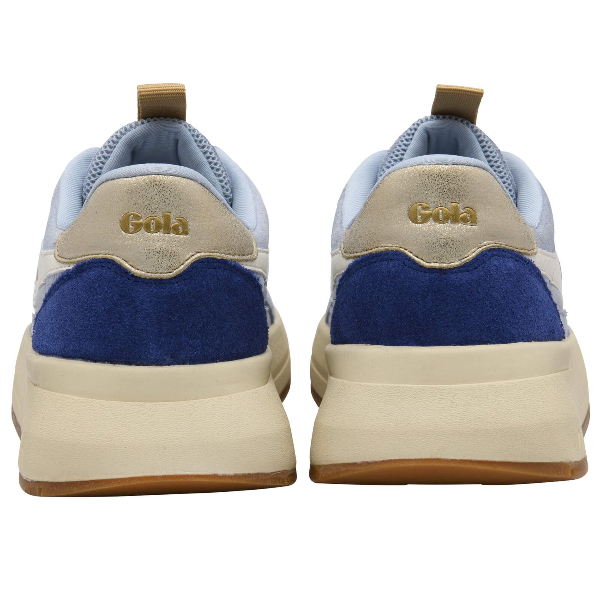 gola-phoenix-sneaker-f-r-damen-wildleder-mix-hellblau-mondlicht-gold image 4
