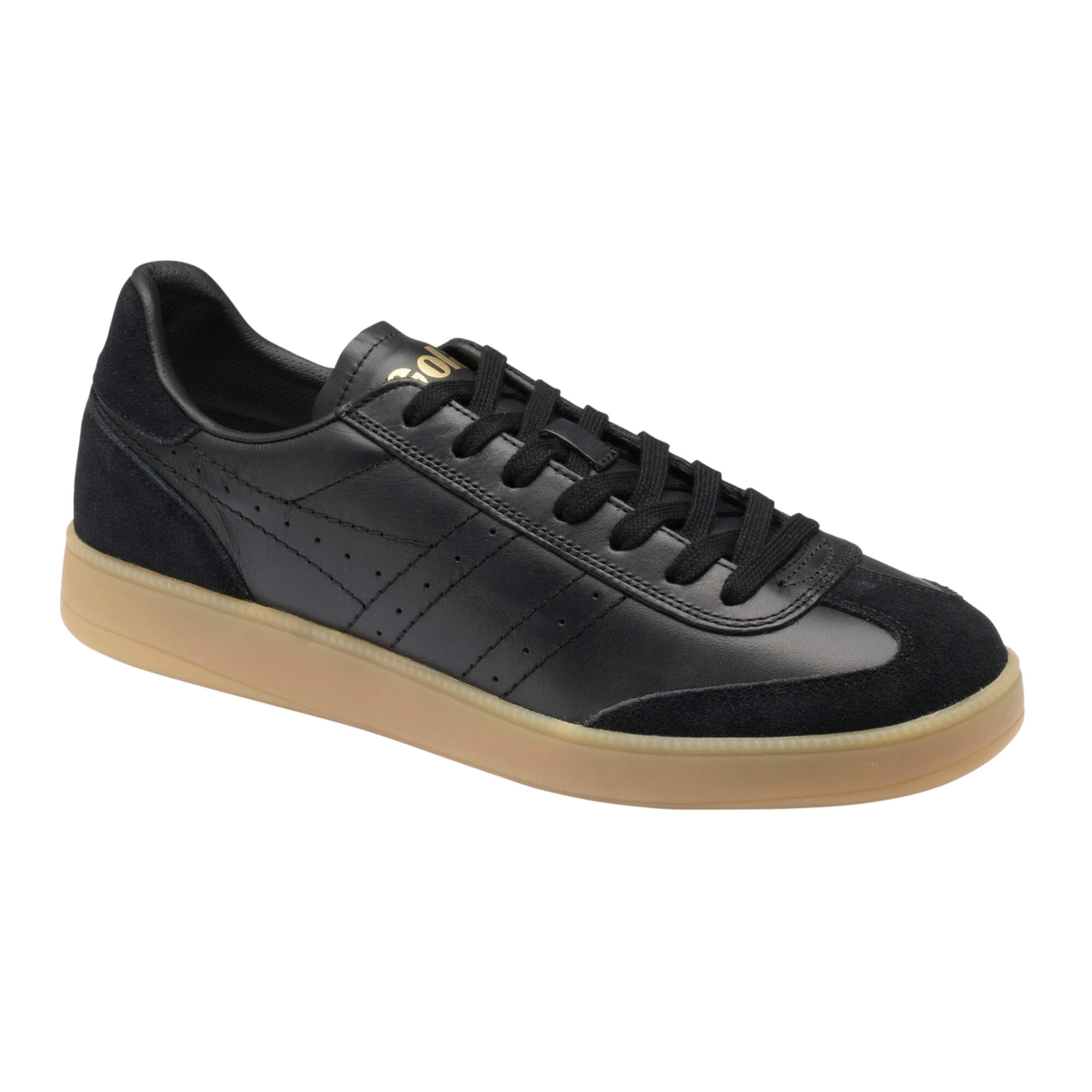 gola-viper-luxe-herren-turnschuhe-schwarzes-leder image 2