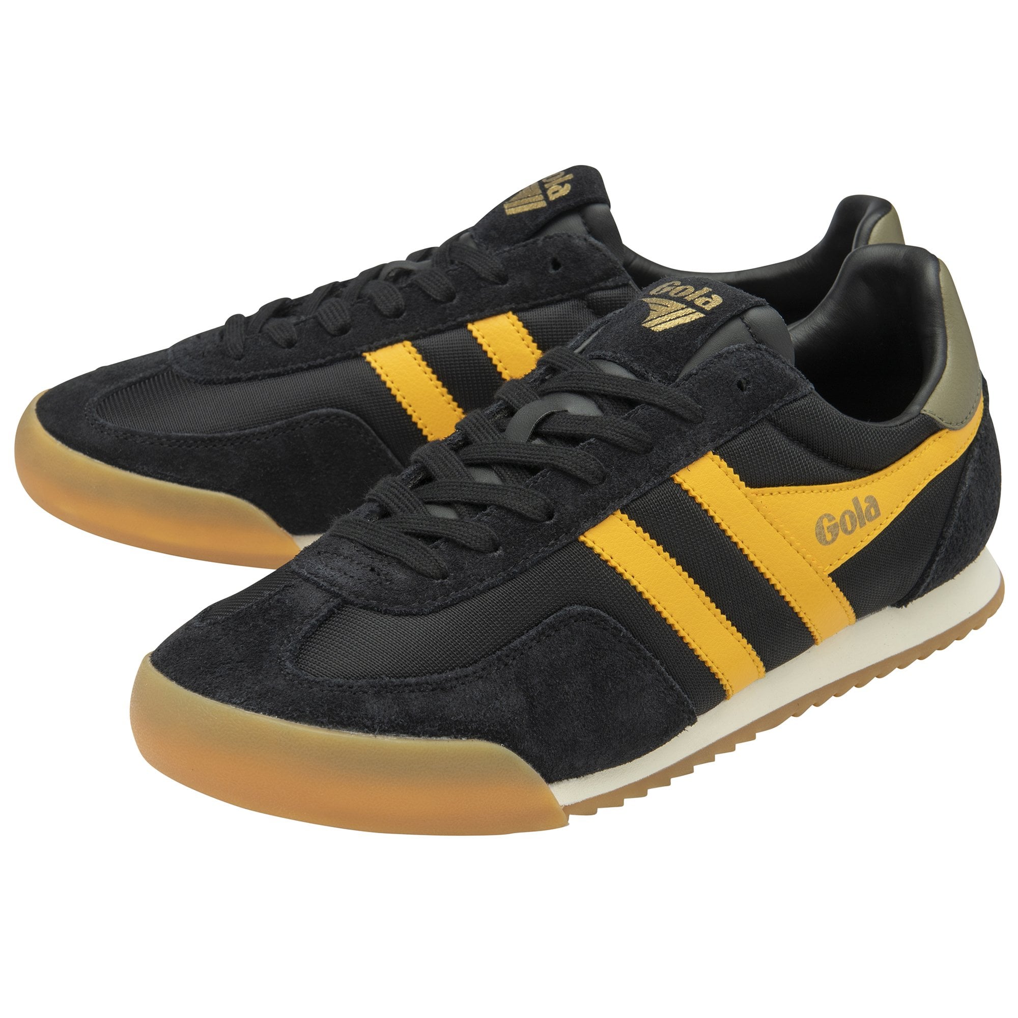 gola-europa-herren-sneaker-schwarz-sonnengelb-khaki image 3