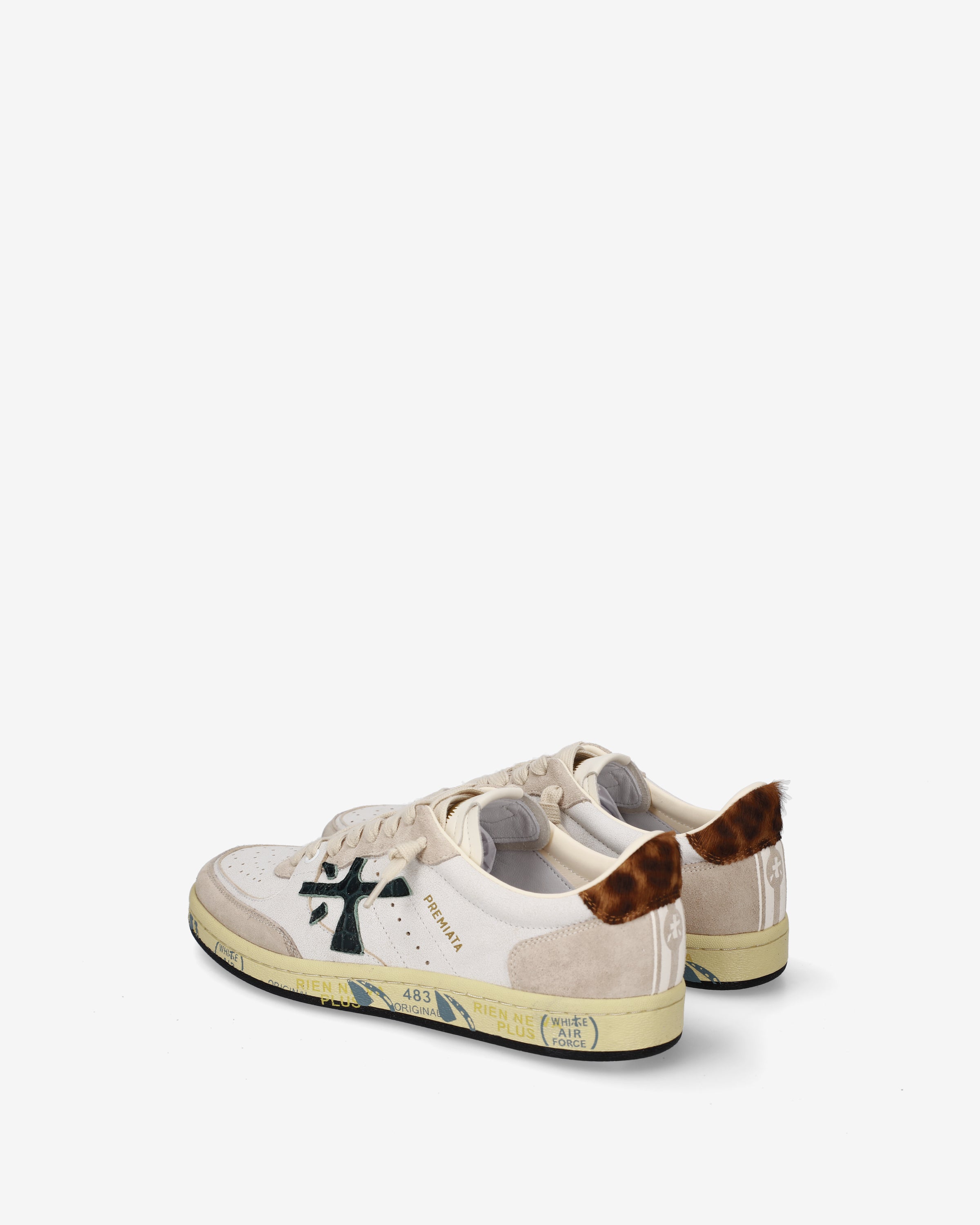 premiata-bskt-clayd-8472-sneaker-white-leder image 5