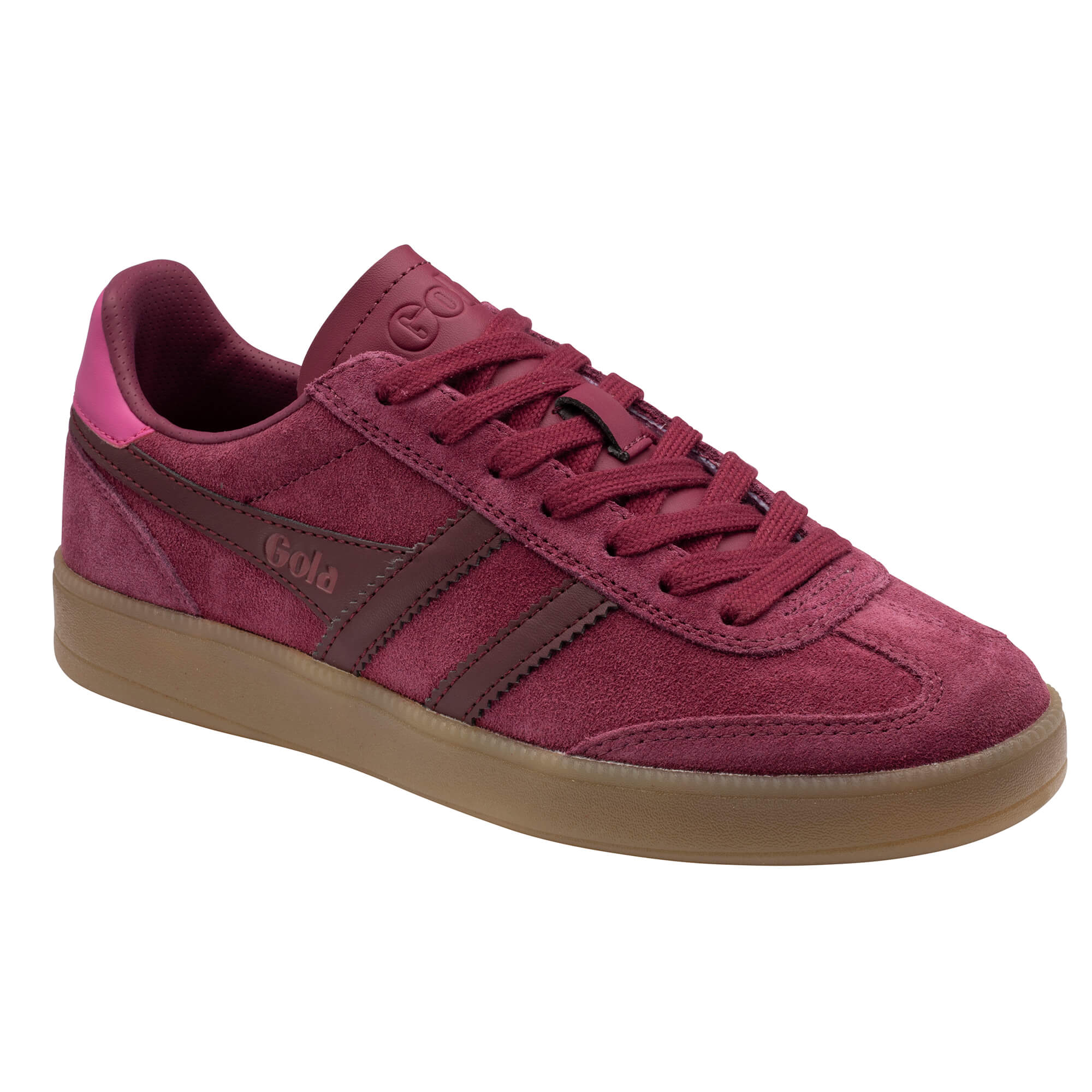 gola-viper-damen-sneaker-cerise-veloursleder-heritage image 2