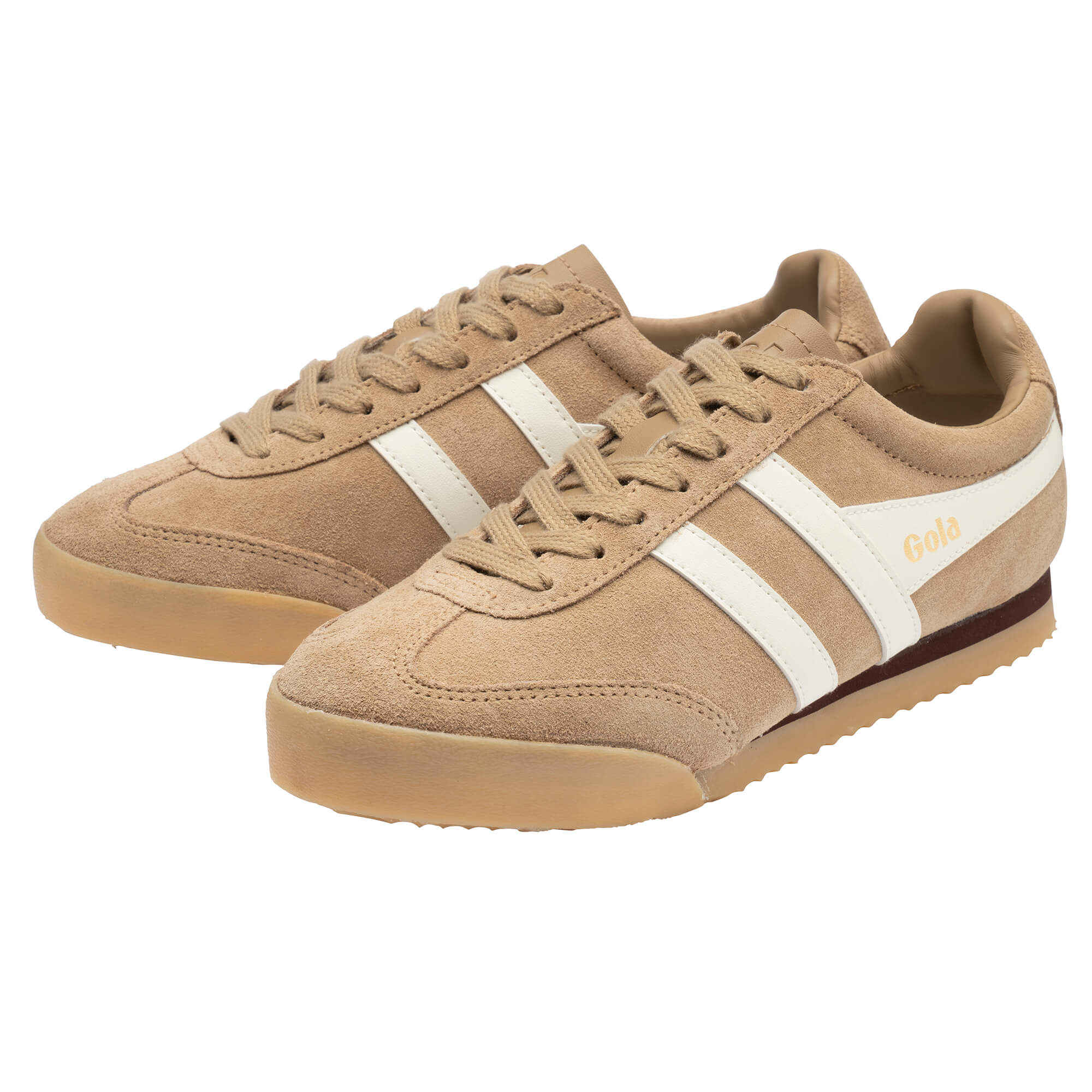 gola-apollo-damen-sneaker-karamell-wildleder-creme image 3