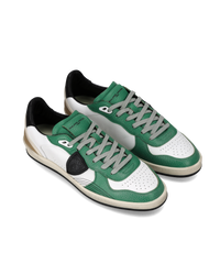 philippe-model-pgal-herren-sneaker-wei-flaschengr-n-schwarz image 4
