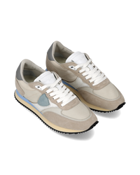 philippe-model-blville-damen-sneaker-sand-hellblau-grau image 5