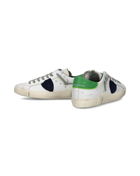 philippe-model-prsx-sneaker-herren-wei-gr-n-blau image 4
