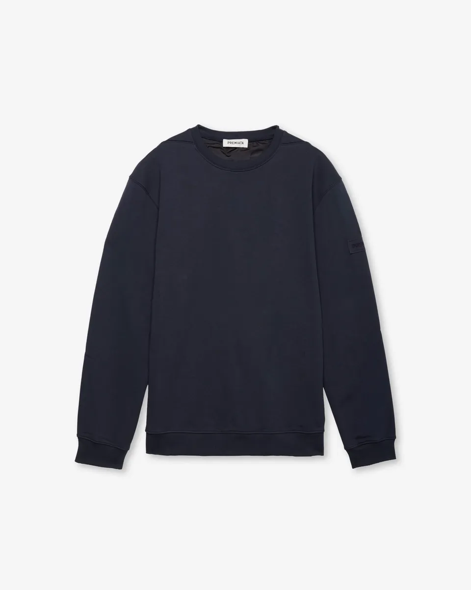 premiata-essential-sweatshirt-herren-dark-blue image 1