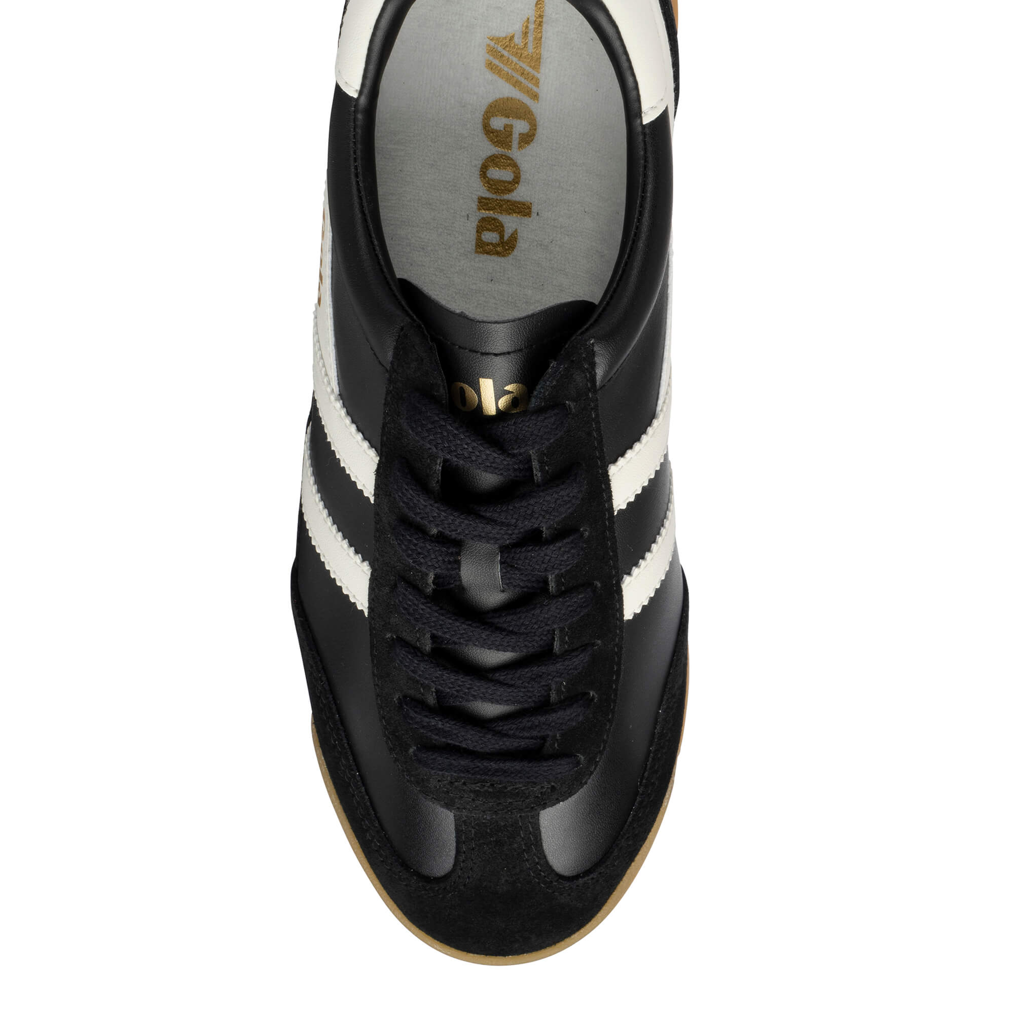 gola-tornado-herren-sneaker-aus-leder-schwarz-off-white-gum image 5
