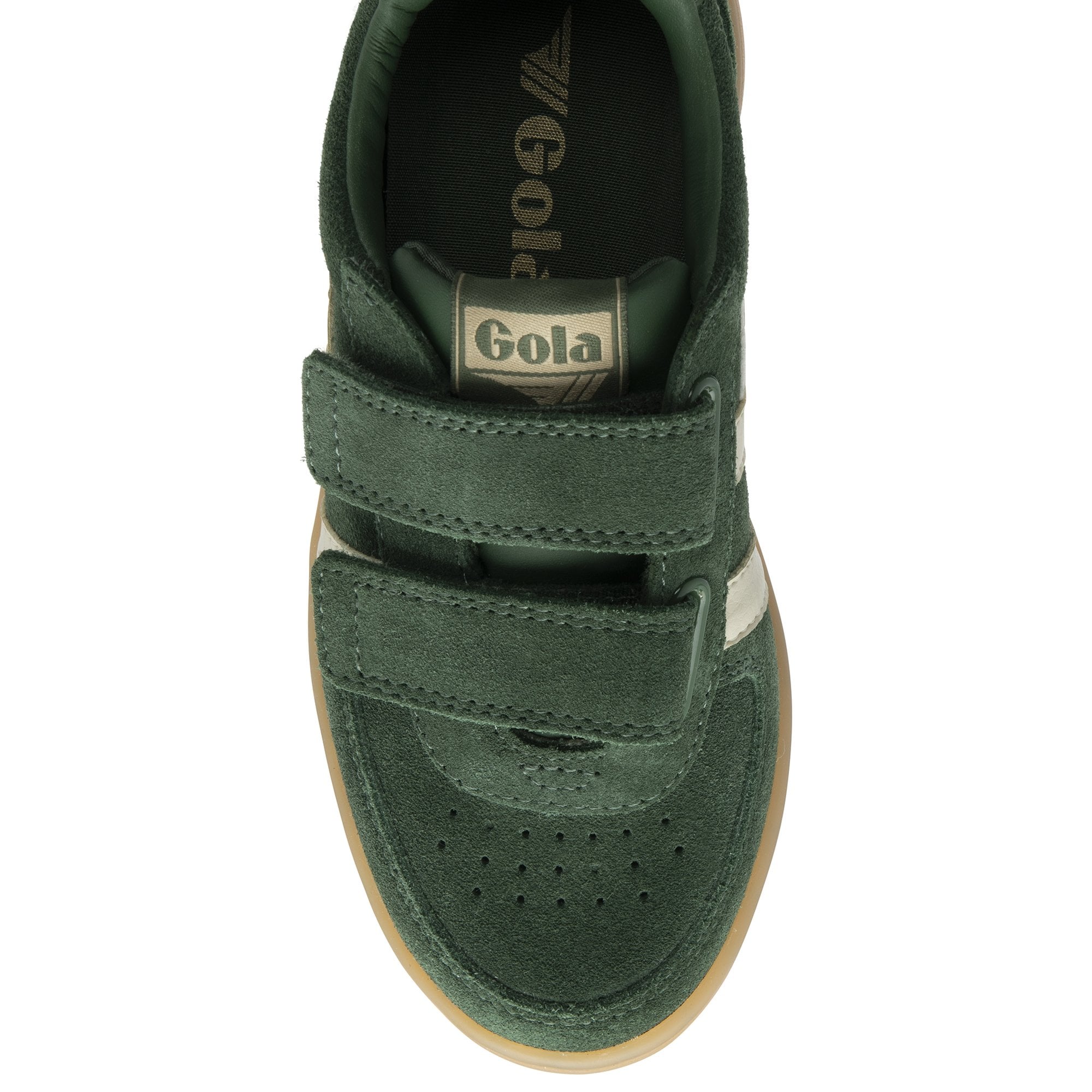gola-hawk-wildleder-kinder-sneaker-evergreen-klett image 5