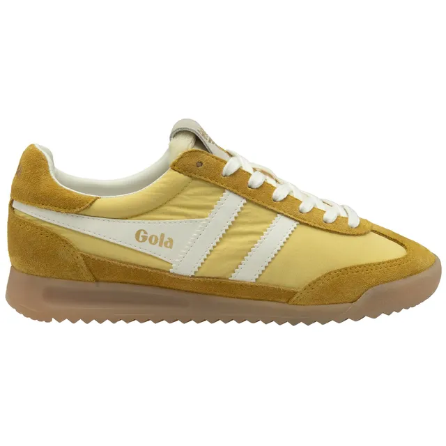gola-firefly-sneaker-f-r-damen-gelb-off-white-nylon-wildleder image 1