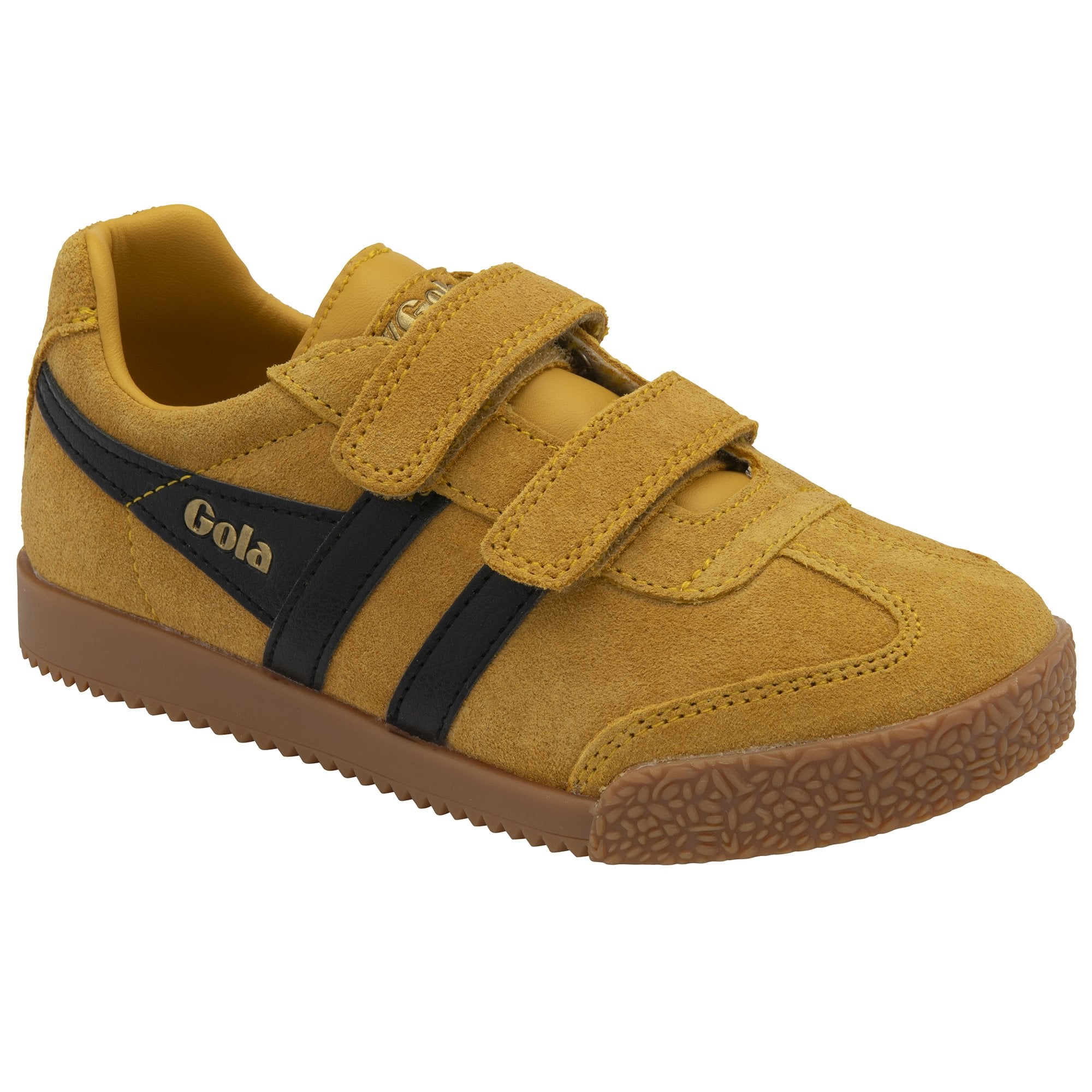 gola-harrier-strap-kinder-sneaker-sonnengelb-schwarz image 2