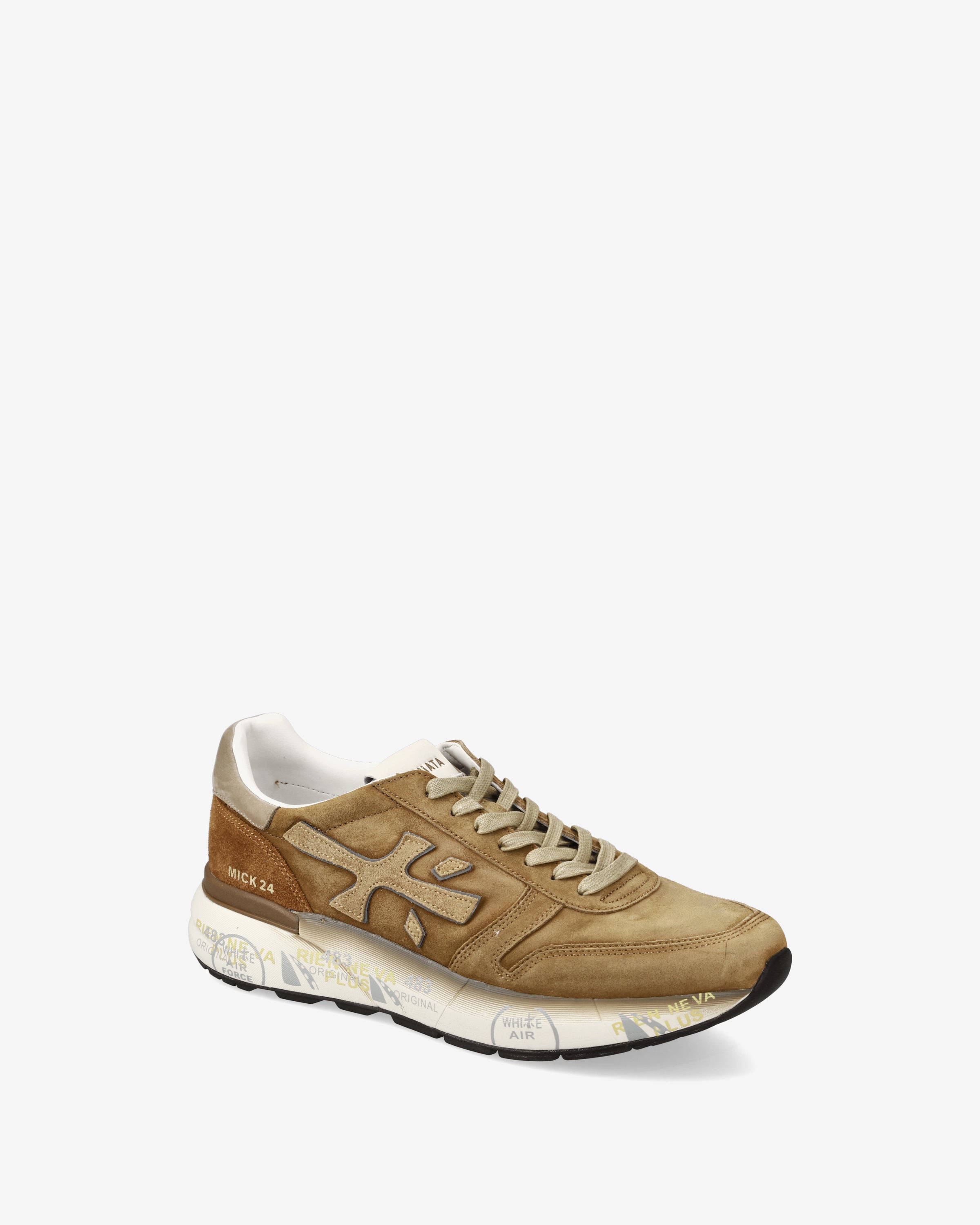 premiata-mick-7712-sneaker-herren-beige-tabacco image 4
