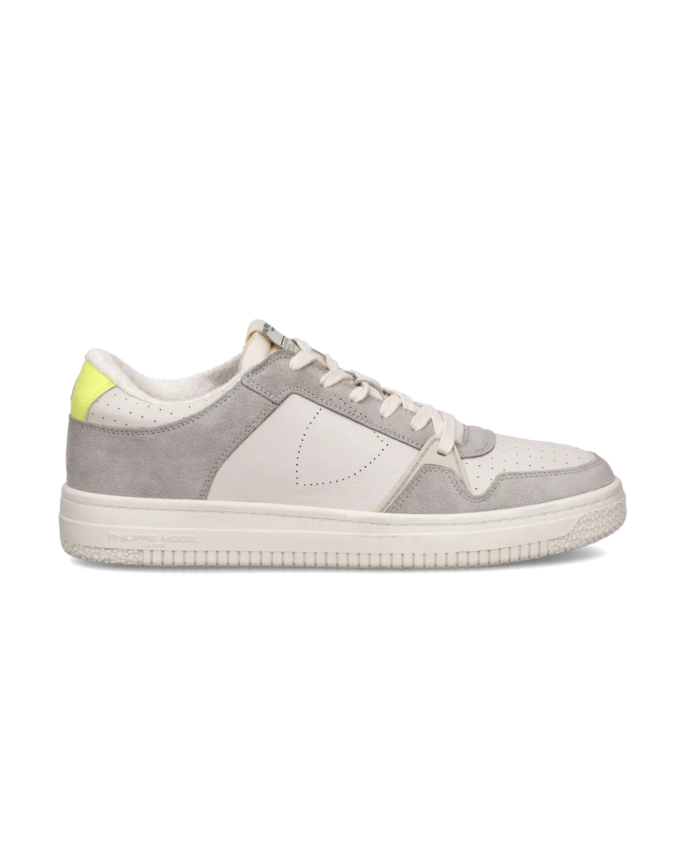 philippe-model-la-grande-homme-sneaker-blanc-et-gris-wei-grau image 1
