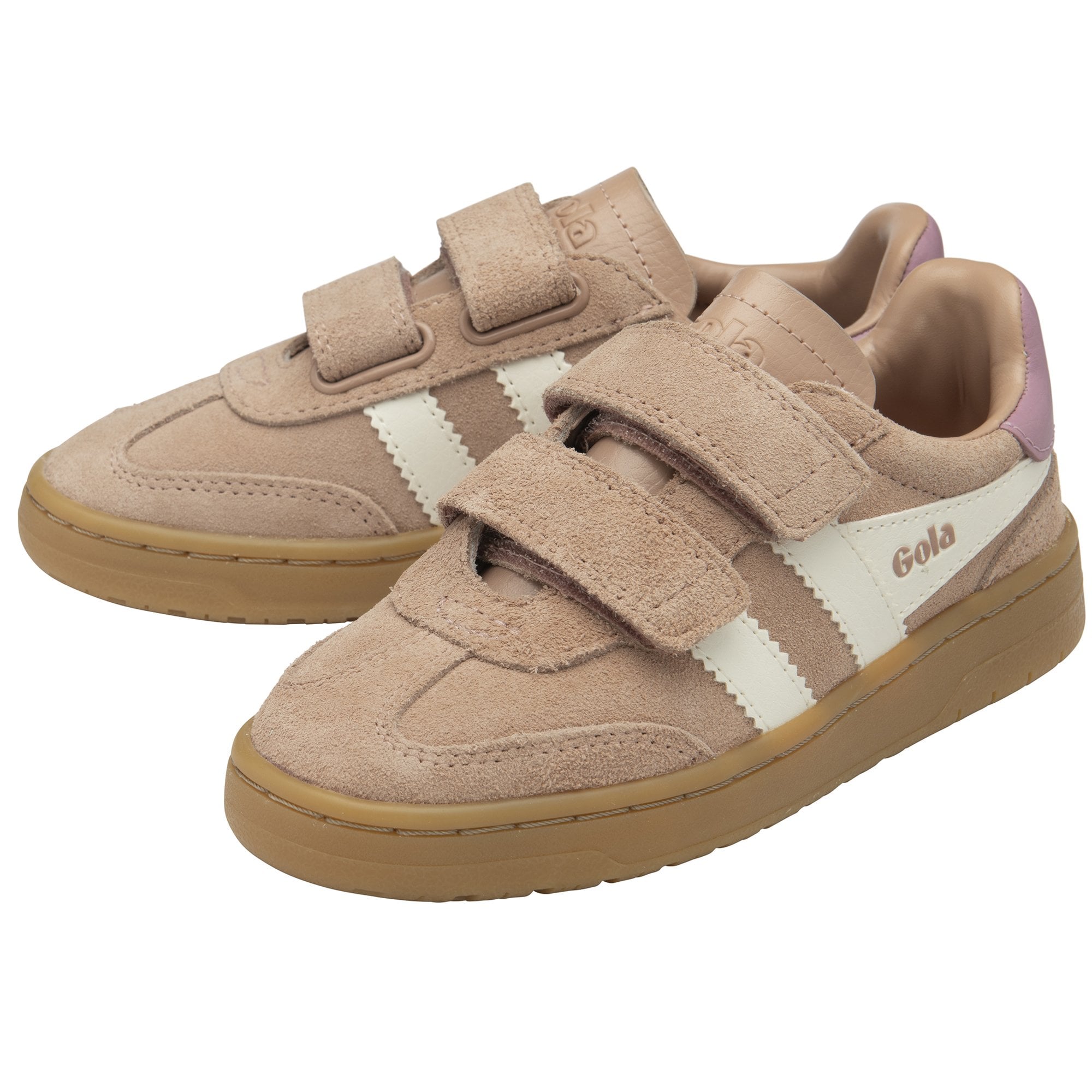 gola-viper-strap-kinder-sneaker-cameo-off-white-rosa-klett image 3