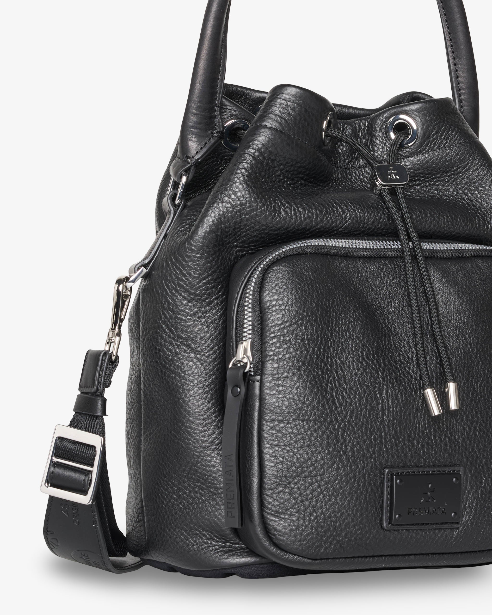 premiata-mia-2181s-damen-leder-beuteltasche-schwarz image 4