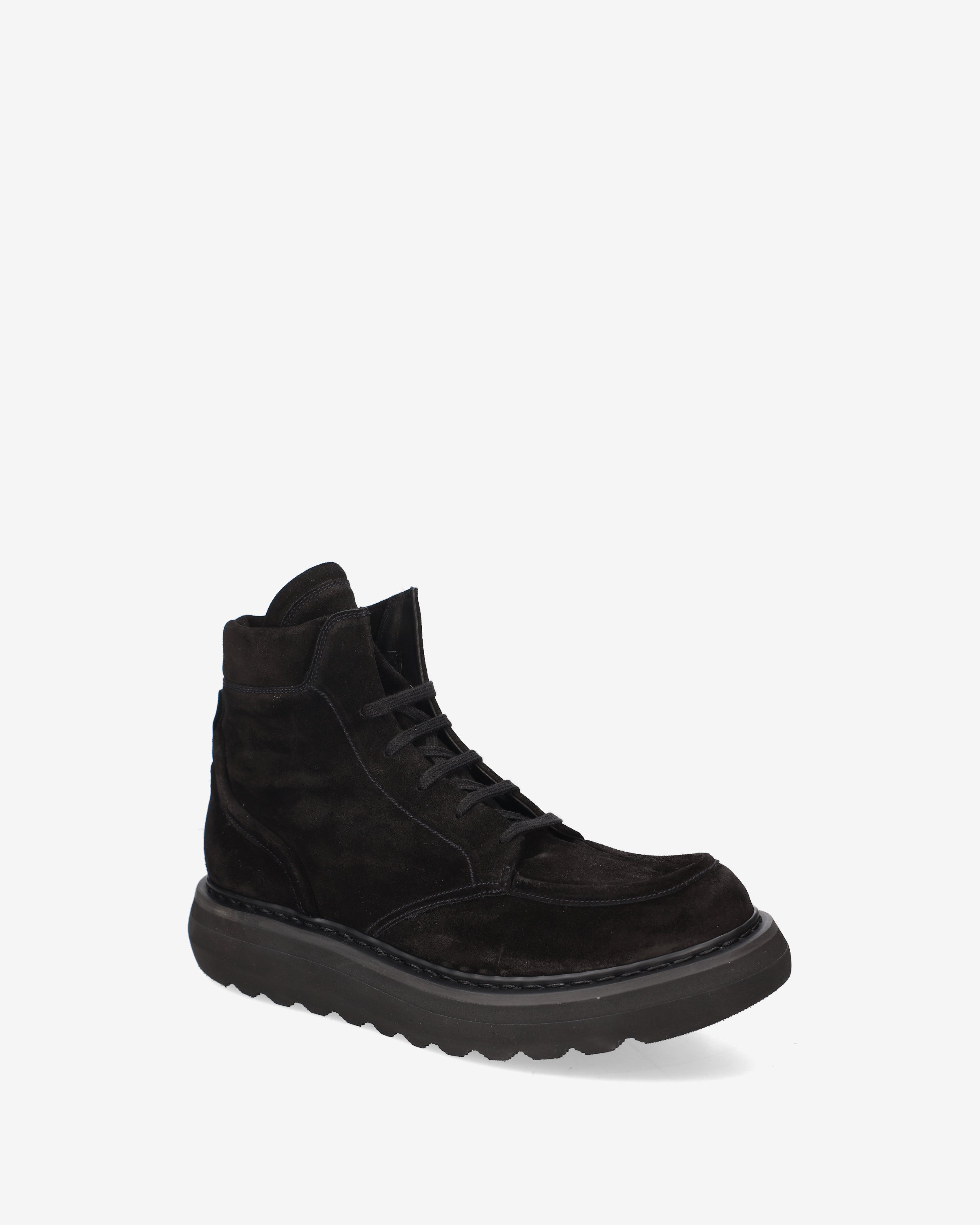 premiata-combat-boot-herren-suede-schwarz image 4