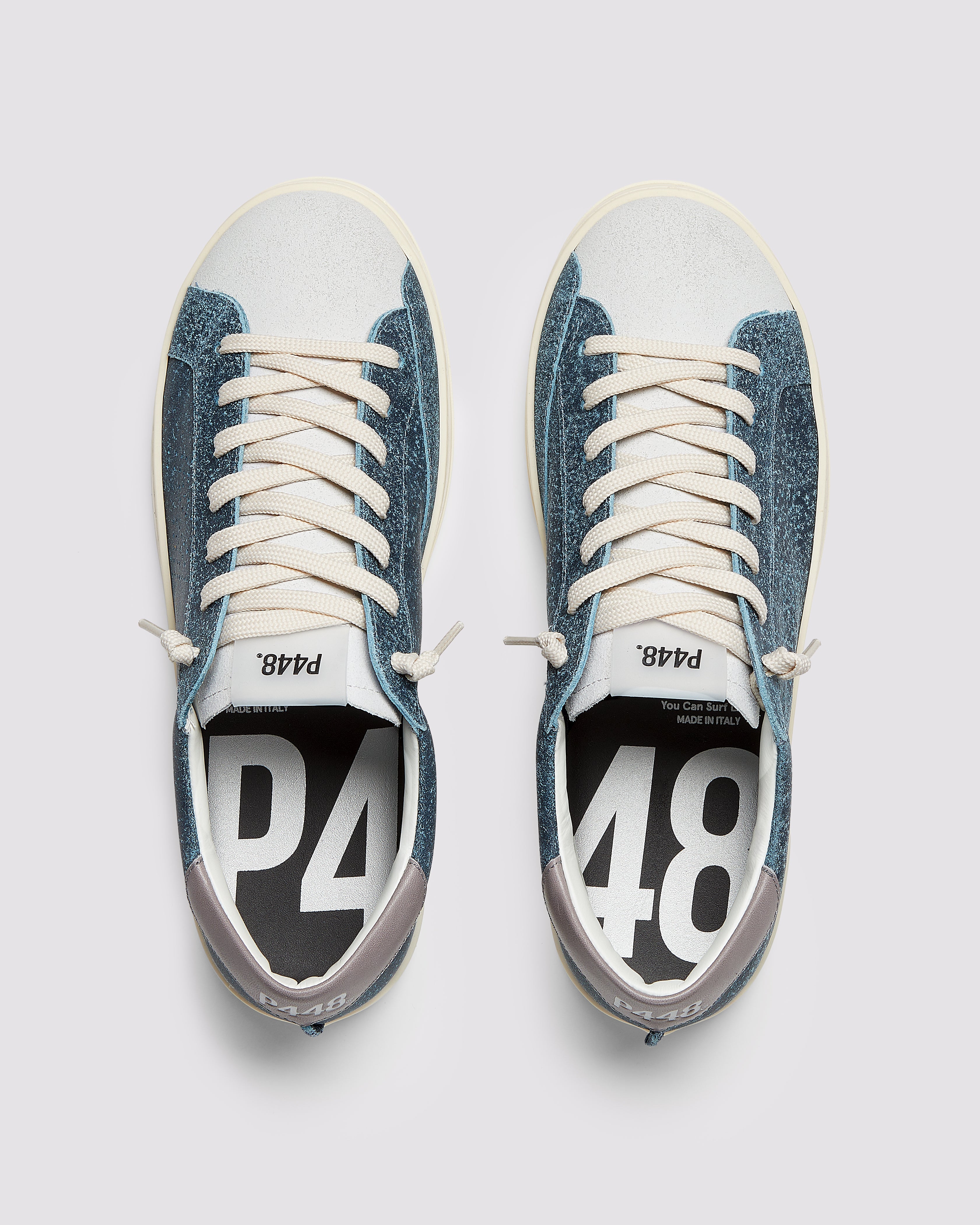 p448-john-deco-low-top-sneaker-sky-blau image 3