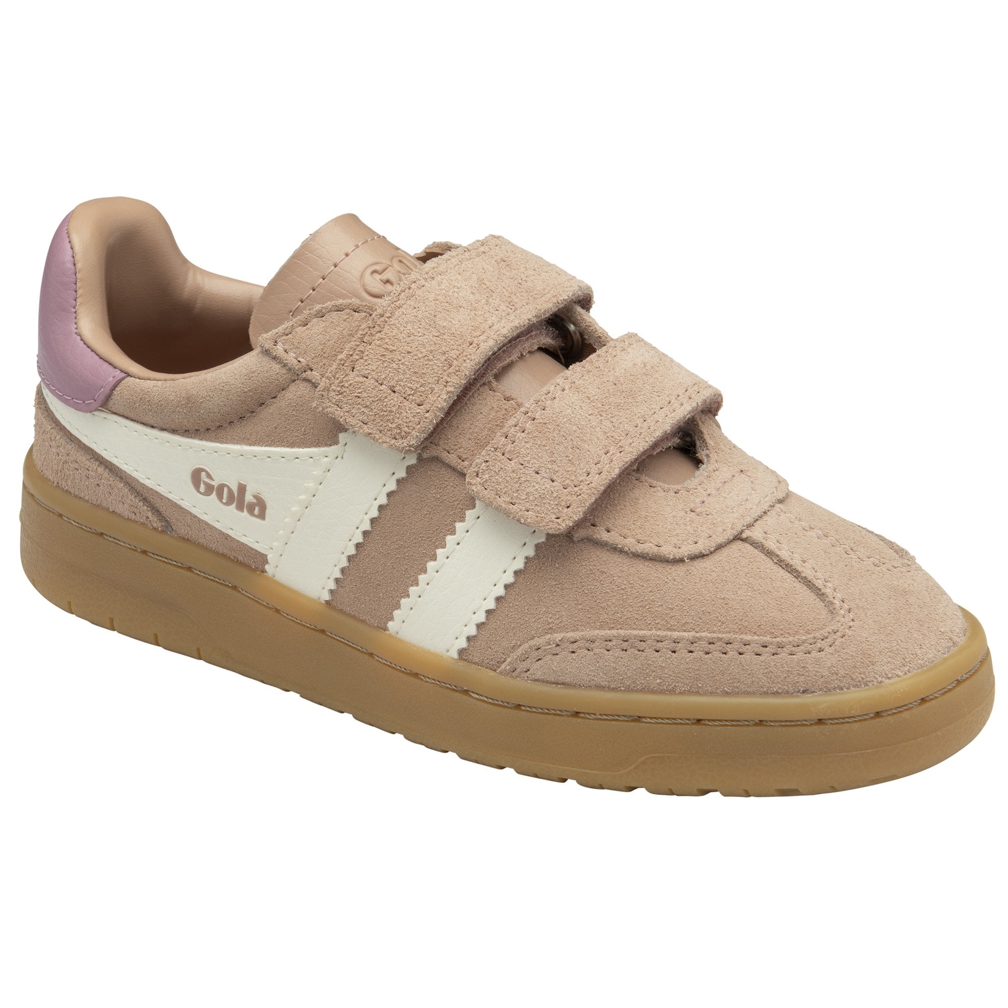 gola-viper-strap-kinder-sneaker-cameo-off-white-rosa-klett image 2
