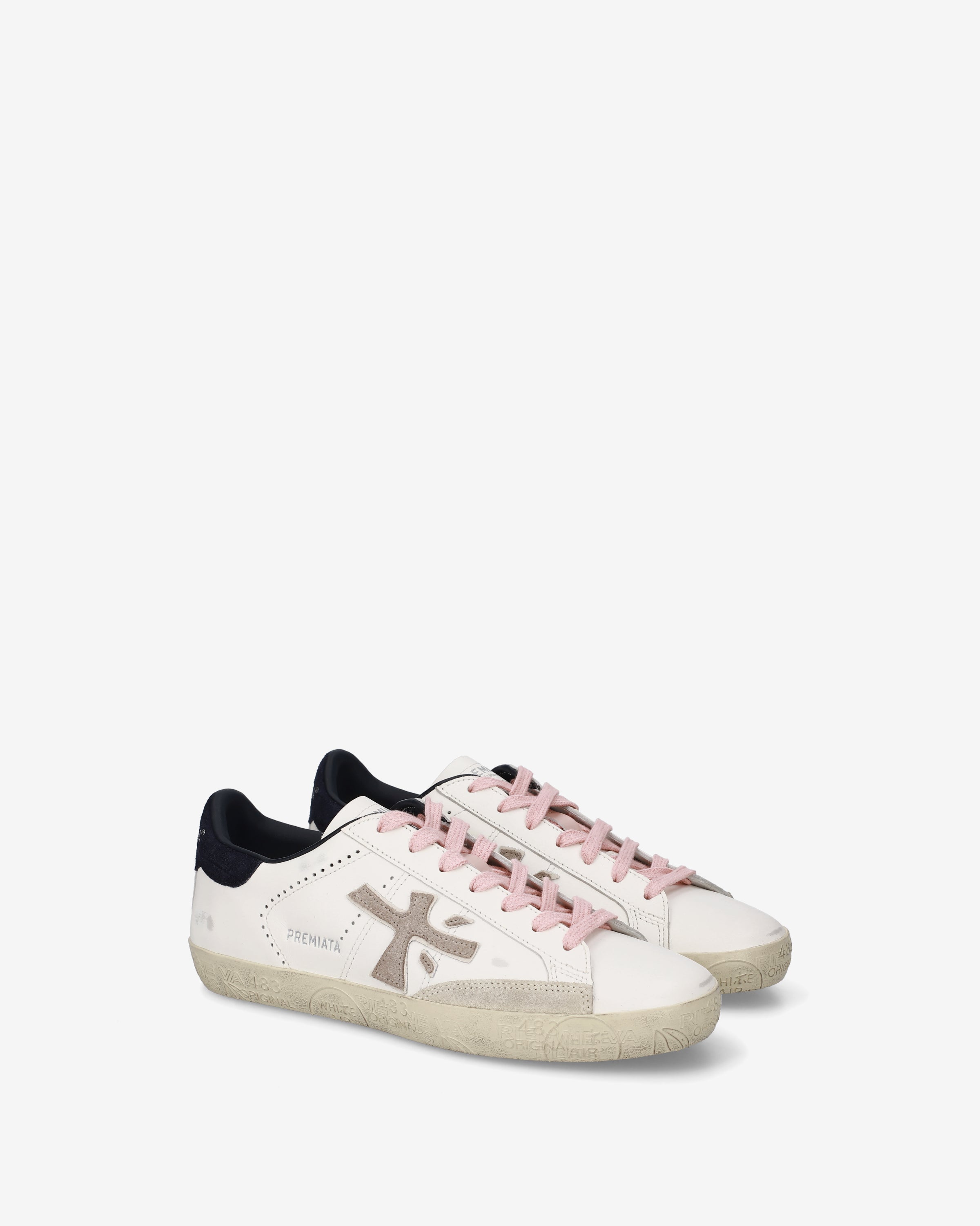 premiata-stevend-7602-sneaker-creme-wei-navy image 2