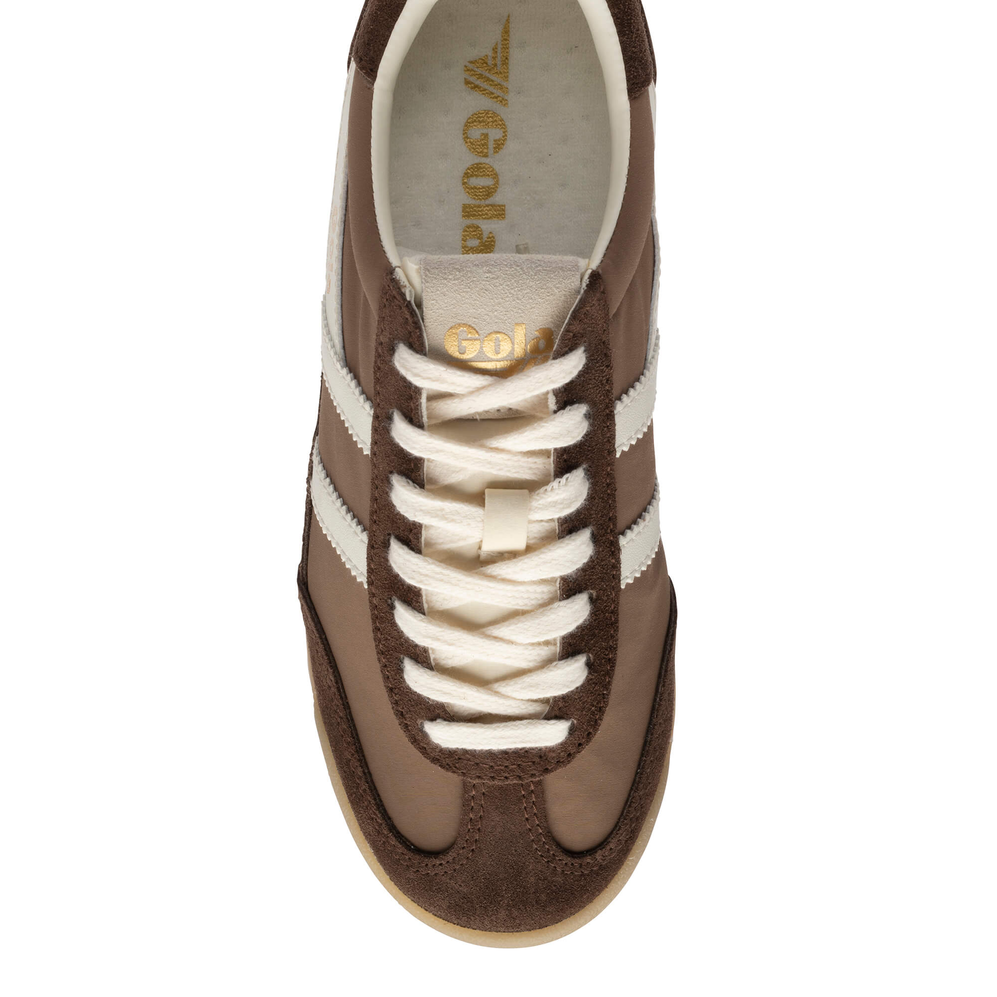 gola-firefly-sneaker-f-r-damen-otterbraun-dunkelbraun-off-white image 5