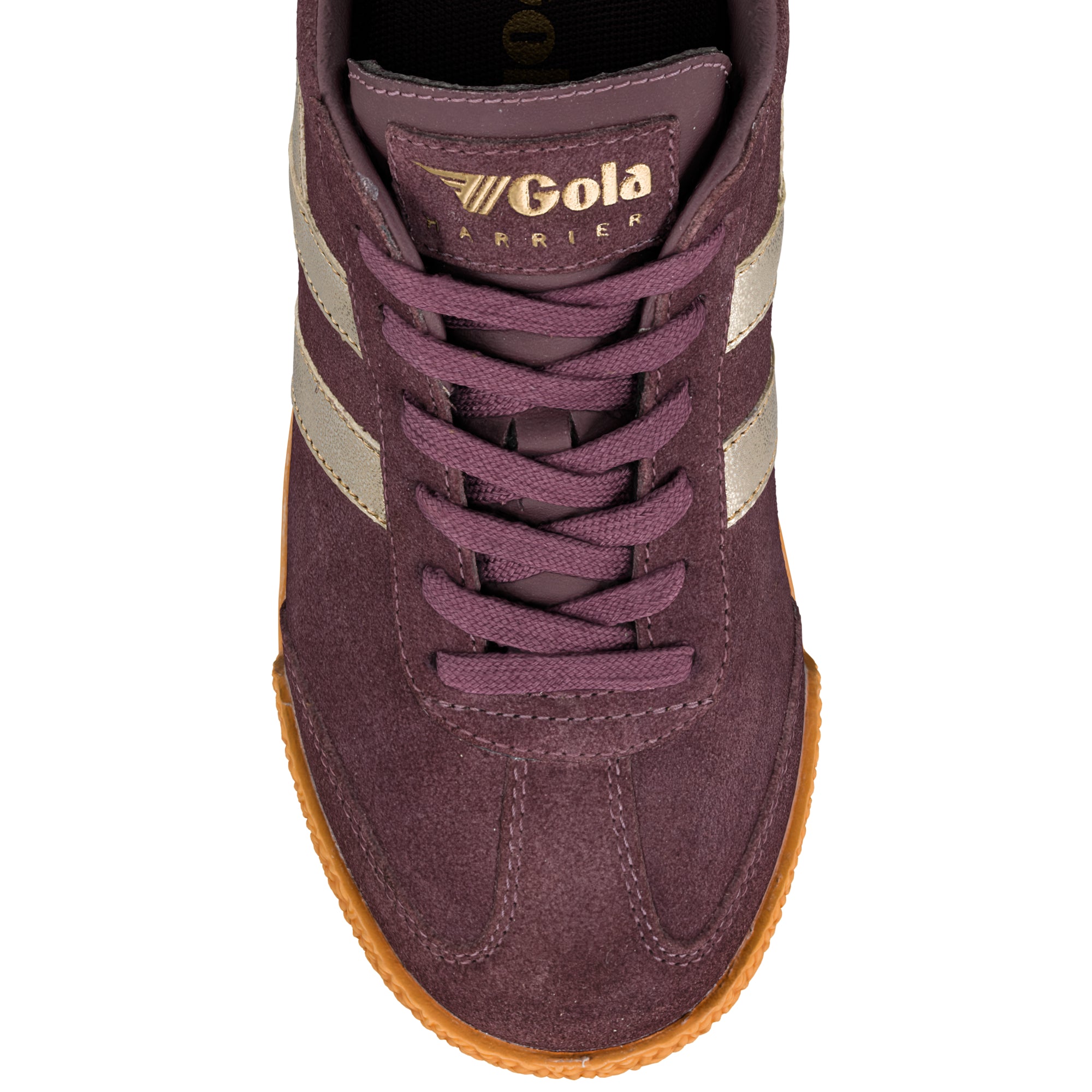 gola-harrier-mirror-damen-spiegel-sneaker-kakaobraun-gold image 4