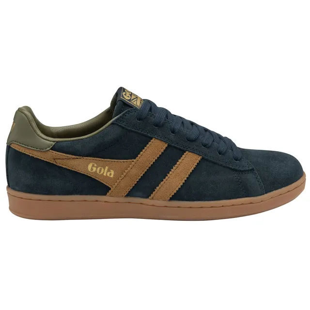 gola-equipe-ii-herren-sneaker-wildleder-marineblau-tabak image 1