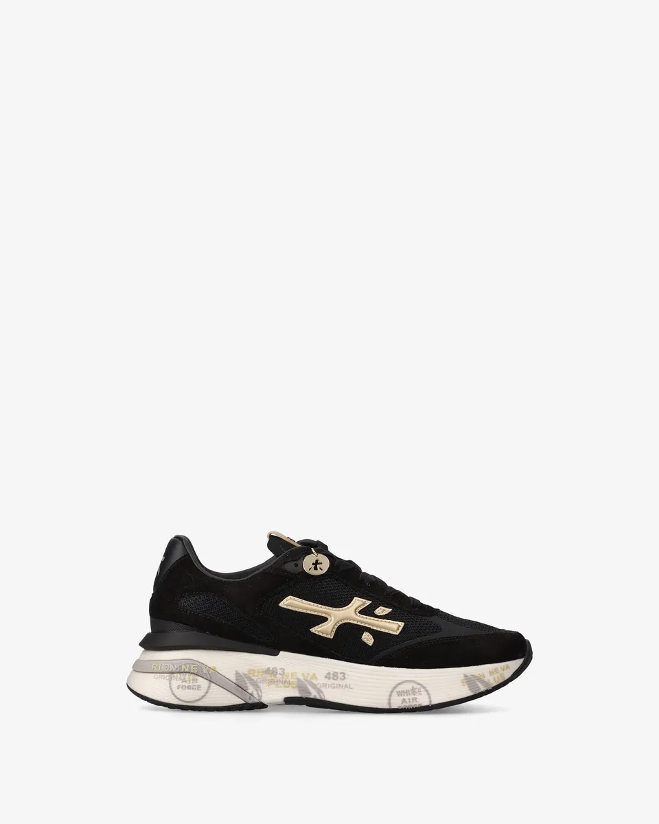 premiata-moerund-7799-sneaker-schwarz-gold image 1