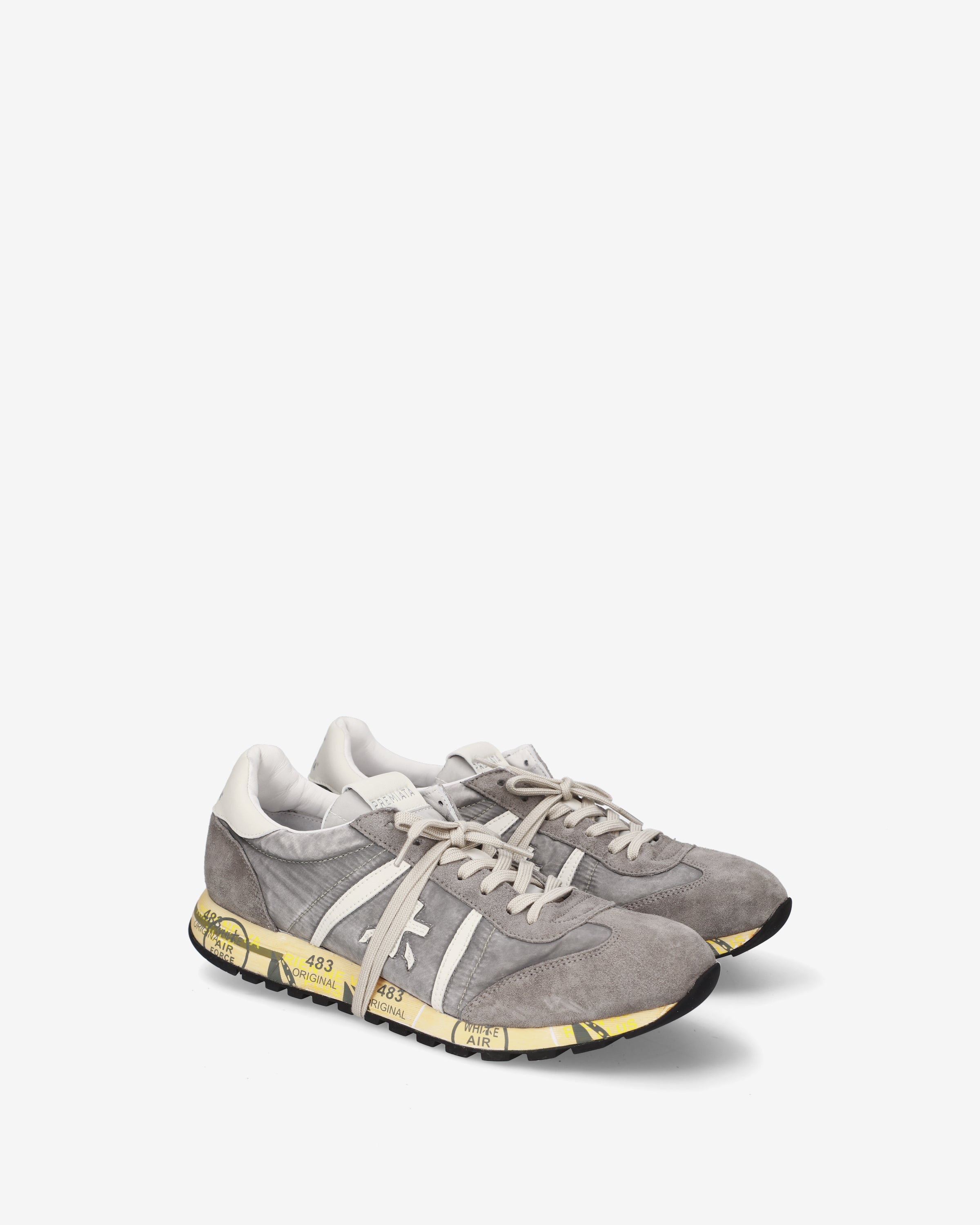 premiata-lucy-8406-sneaker-herren-grau-retro-running image 2