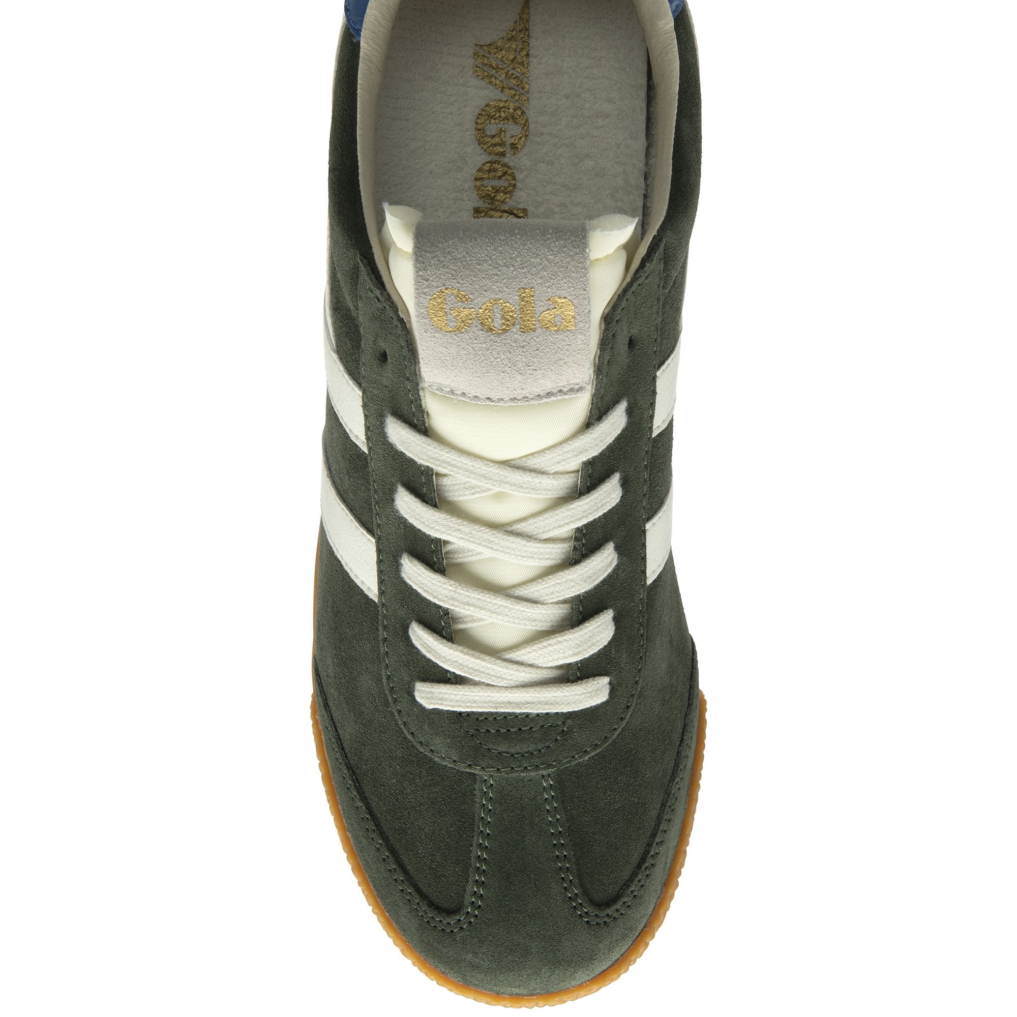 gola-elan-sneaker-f-r-herren-dunkelkhaki-cremewei image 5
