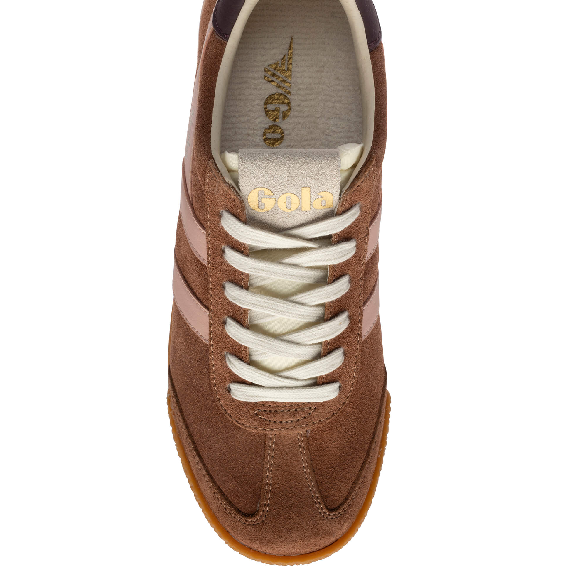 gola-elan-damen-sneaker-umbra-perlmuttrosa-kakao image 5