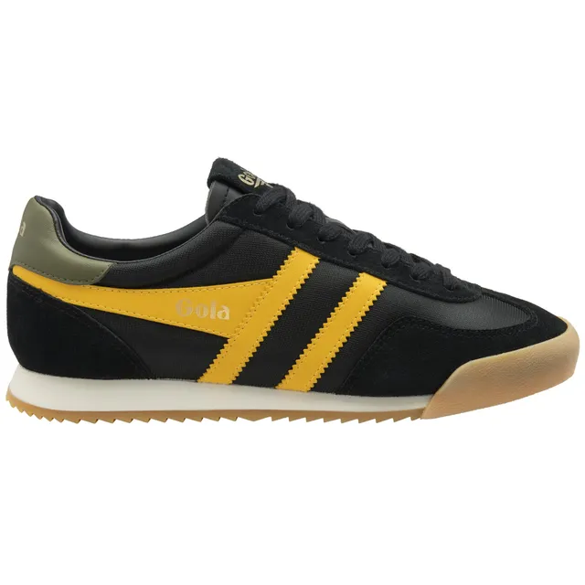 gola-europa-herren-sneaker-schwarz-sonnengelb-khaki image 1