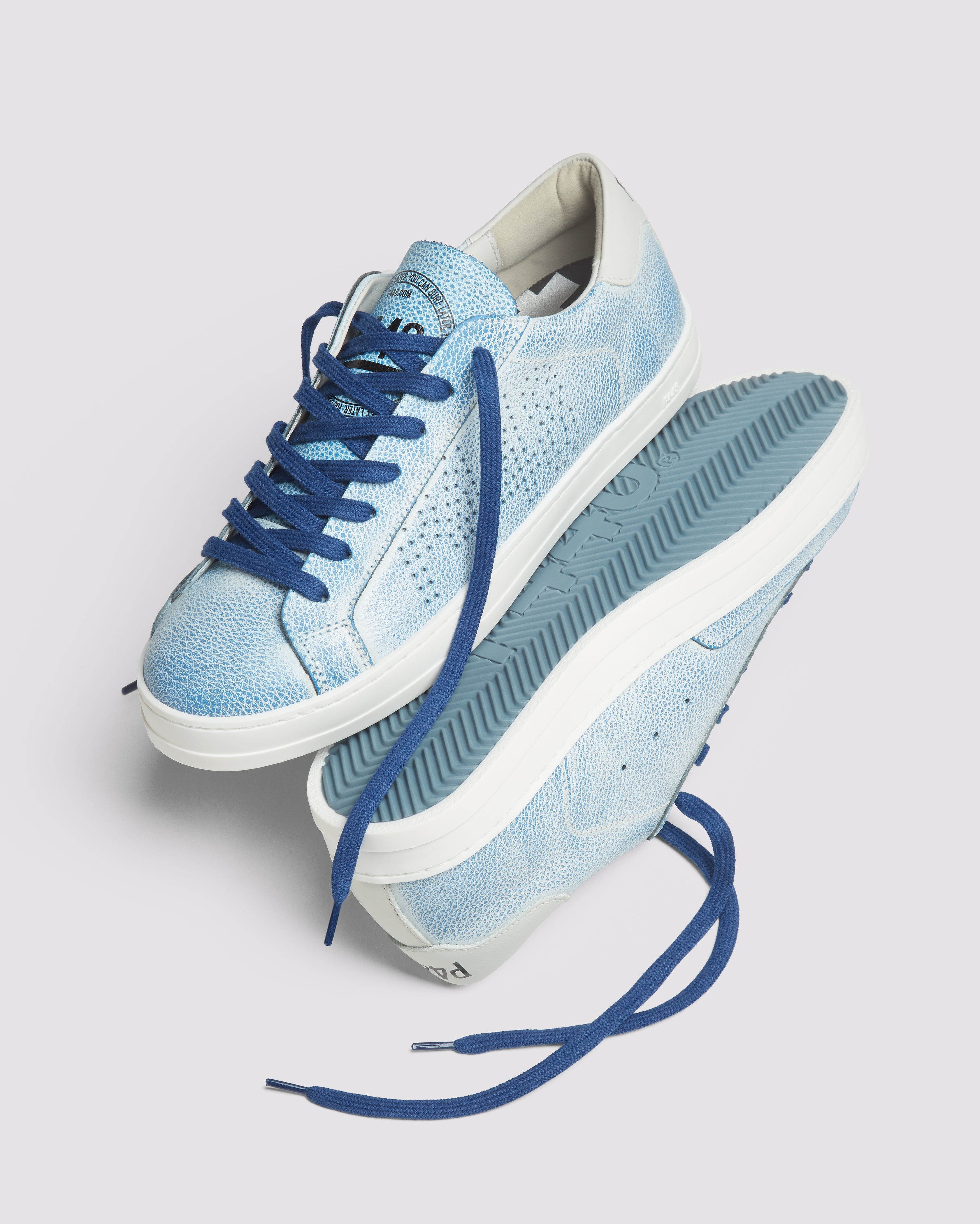 p448-john-herren-sneaker-patina-blue-handgeb-rstet image 3