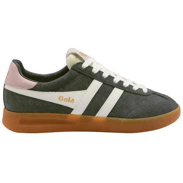 gola-cyclone-damen-sneaker-wildleder-koniferengr-n-off-white image 1