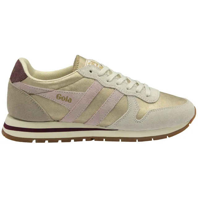 gola-daytona-blaze-sneaker-f-r-damen-gold-rosa-weinrot image 1