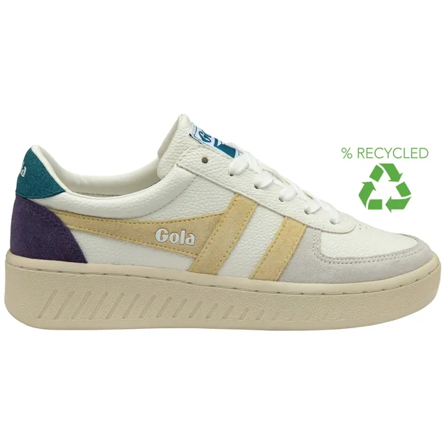 gola-grandslam-trident-damen-sneaker-wei-buttermilch-pfauenblau image 1