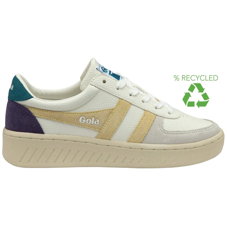 gola-grandslam-trident-damen-sneaker-wei-buttermilch-pfauenblau image 1
