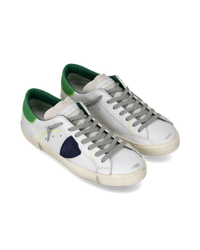 philippe-model-prsx-sneaker-herren-wei-gr-n-blau image 5