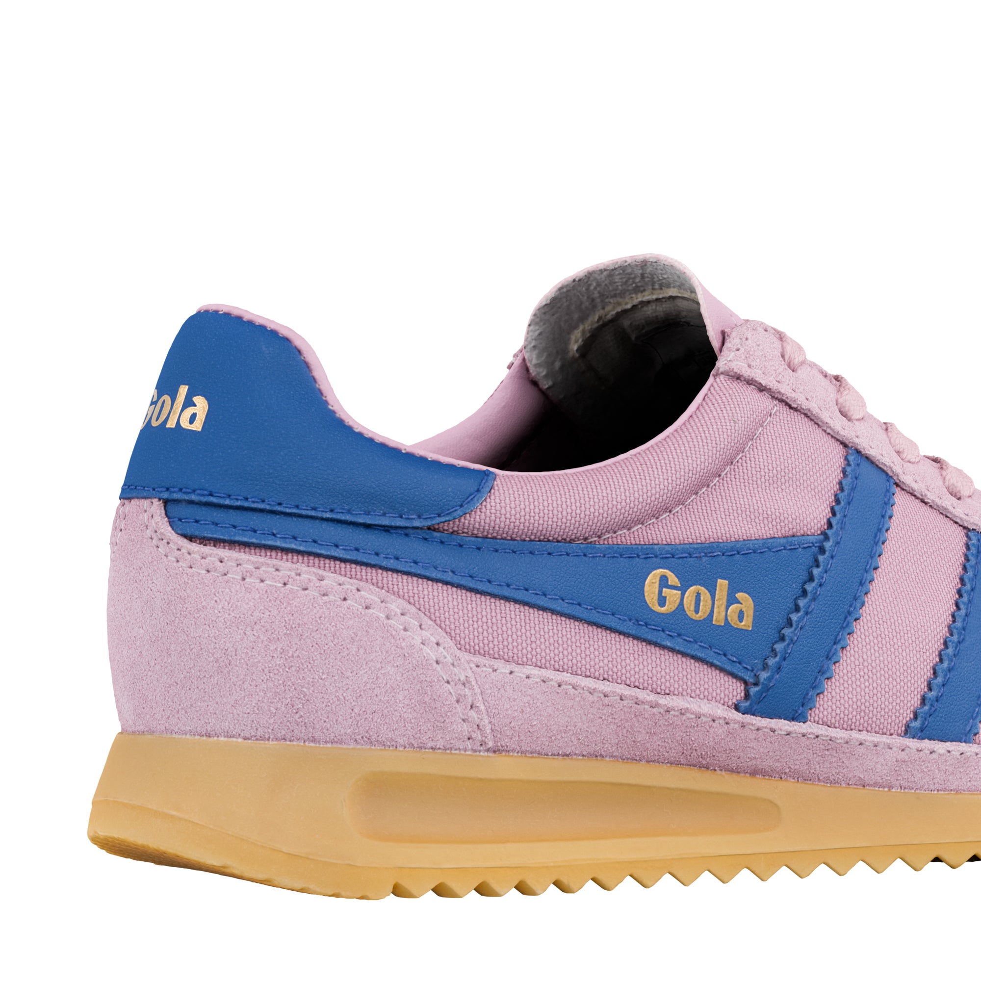 gola-tornado-damen-sneaker-bonbonrosa-navy-wildleder image 6