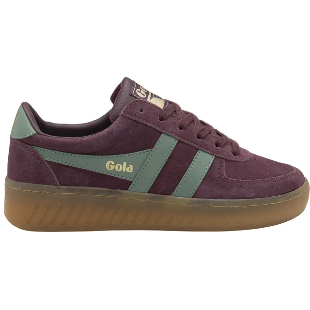 gola-grandslam-wildleder-sneaker-f-r-damen-windsor-wine-green-mist-court image 1