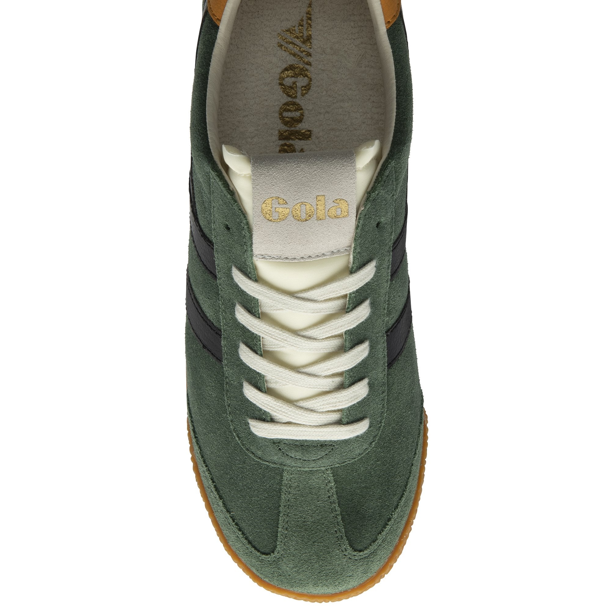 gola-elan-sneaker-f-r-herren-evergreen-wildleder-schwarz image 5
