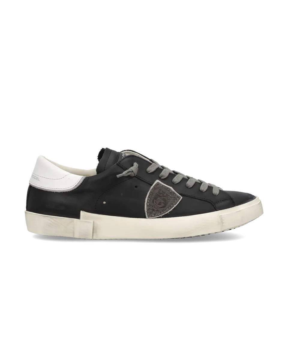 philippe-model-prsx-homme-sneaker-noir-blanc-schwarz-wei image 1