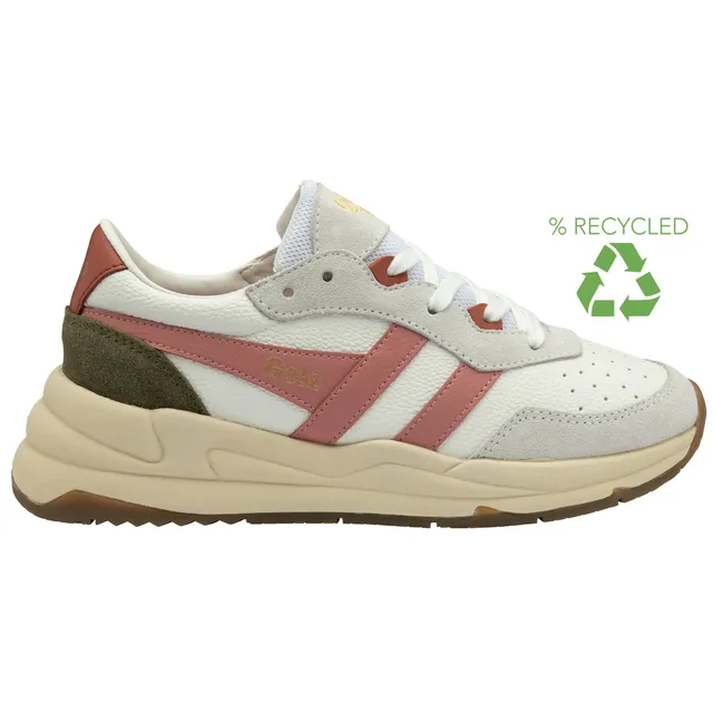 gola-saturn-damen-sneaker-wei-korallenrosa-khaki image 1