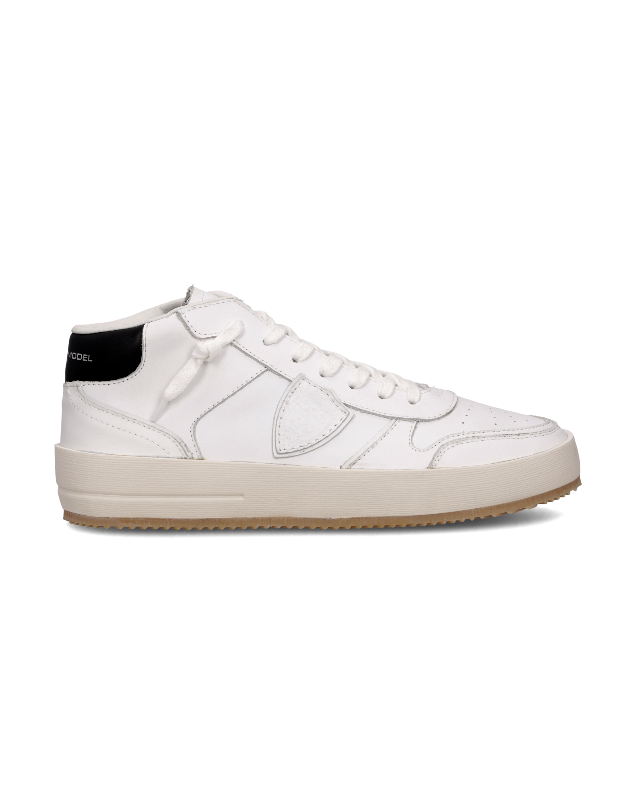 philippe-model-nice-sneaker-herren-wei-schwarz-2 image 1
