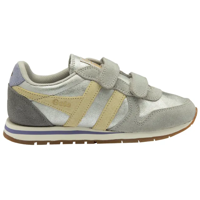 gola-daytona-blaze-strap-sneaker-f-r-kinder-m-dchen-silber-zitrone-lavendel image 1