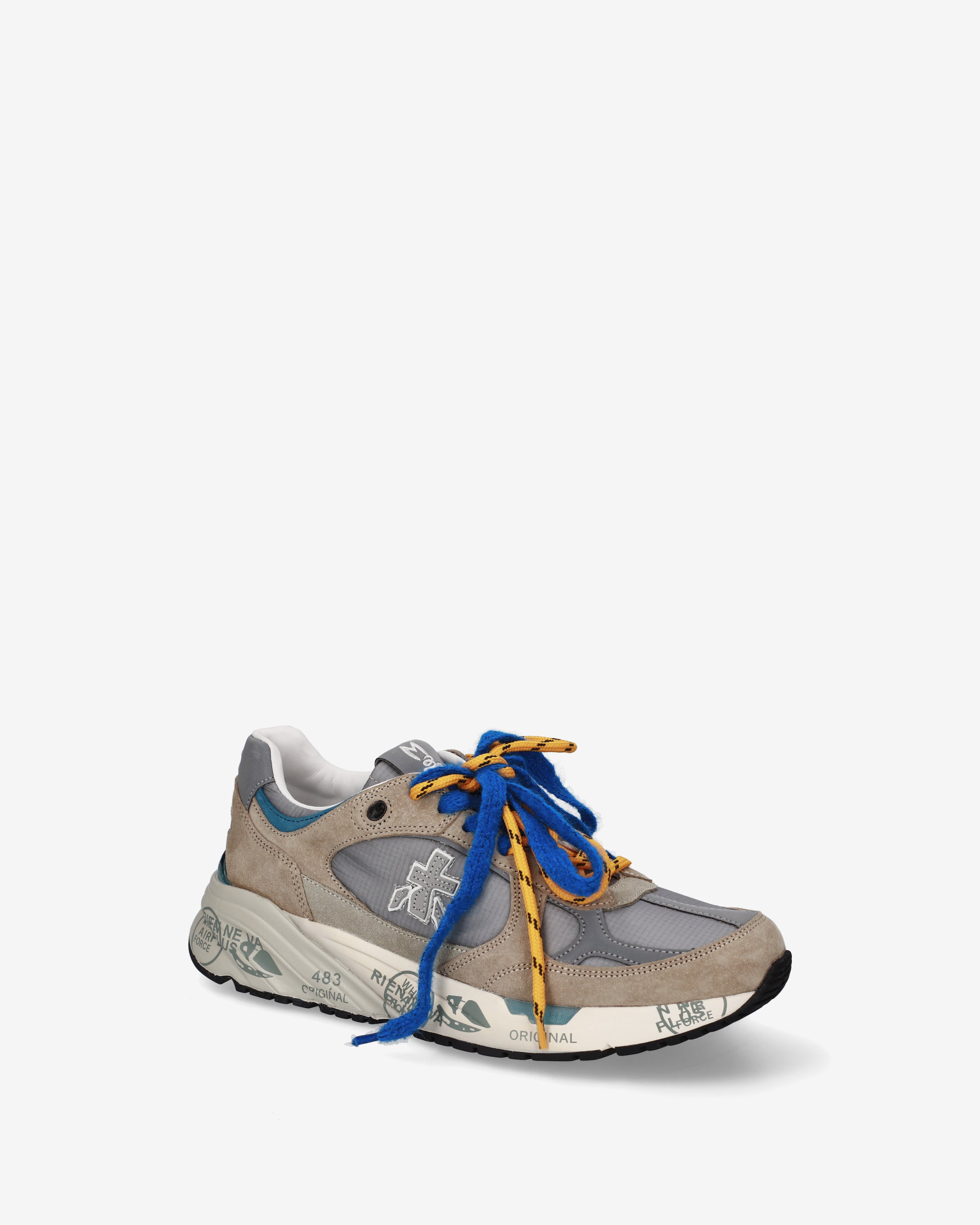 premiata-mased-8520l-sneaker-damen-beige-grau image 4