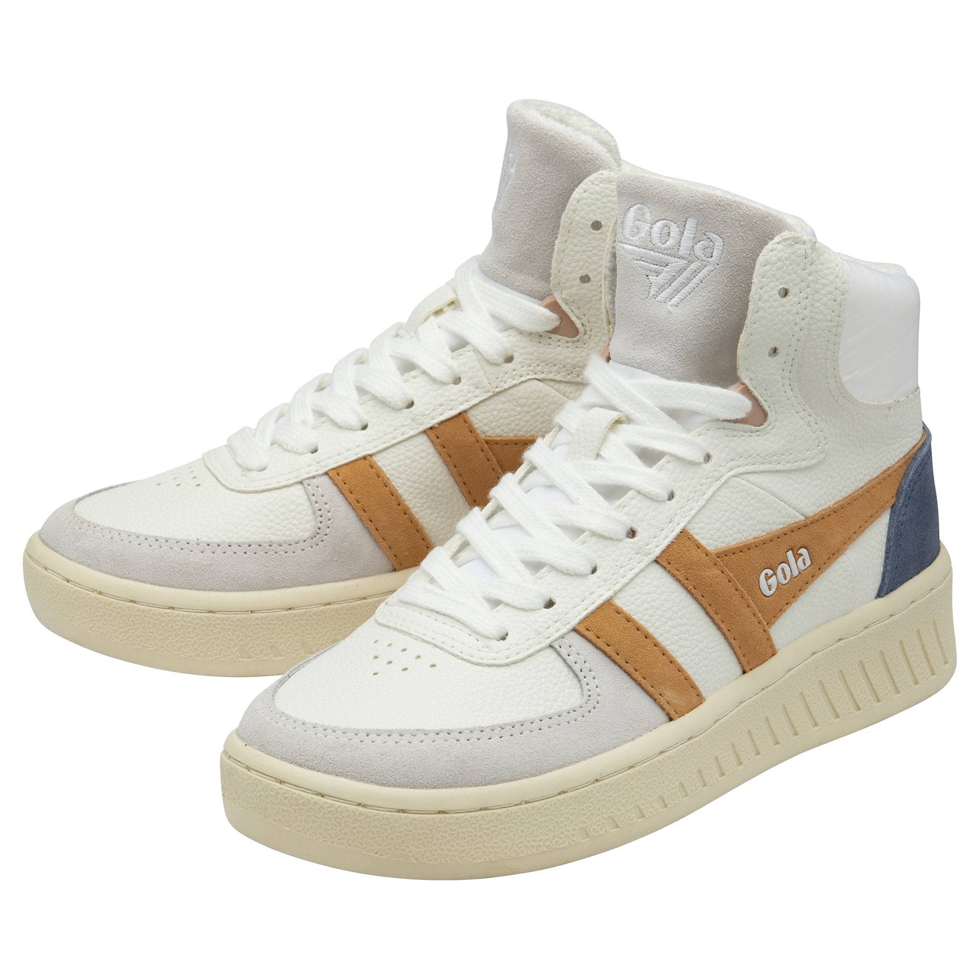 gola-slam-trident-damen-high-top-sneaker-wei-lachs image 3