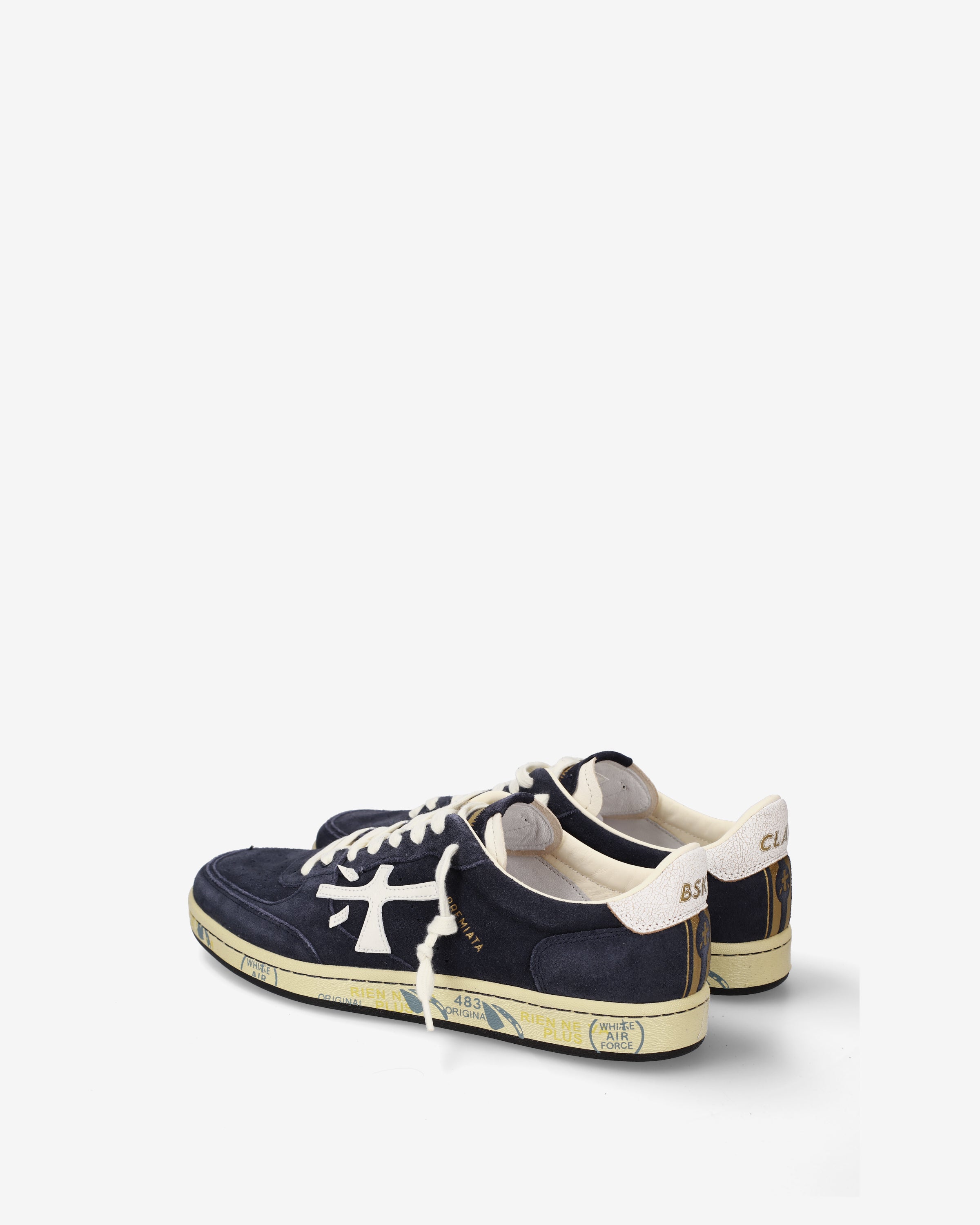 premiata-bskt-clay-7708-sneaker-navy-leder-suede image 4